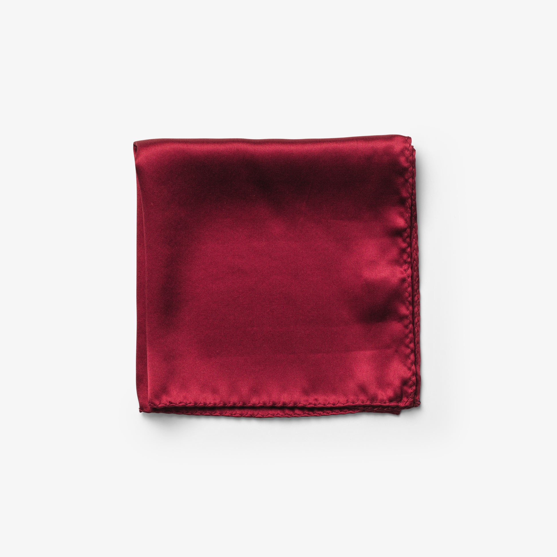Giftbox Solid Hankie & Lapel Pin Wine