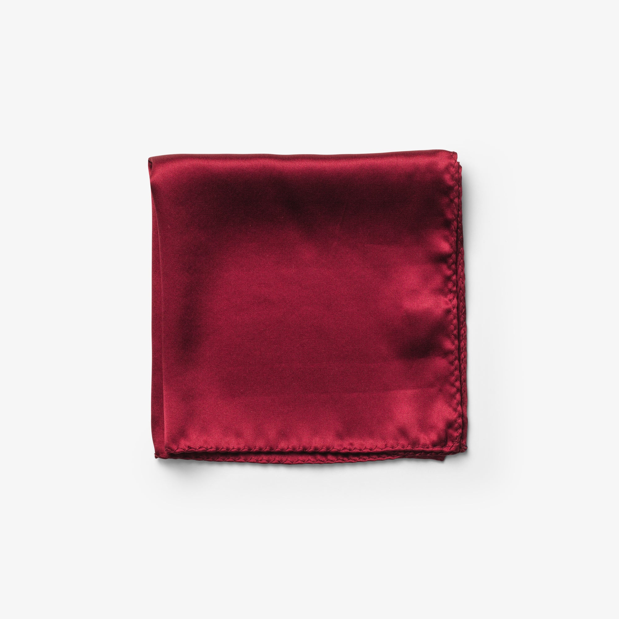 Giftbox Solid Hankie & Lapel Pin Wine