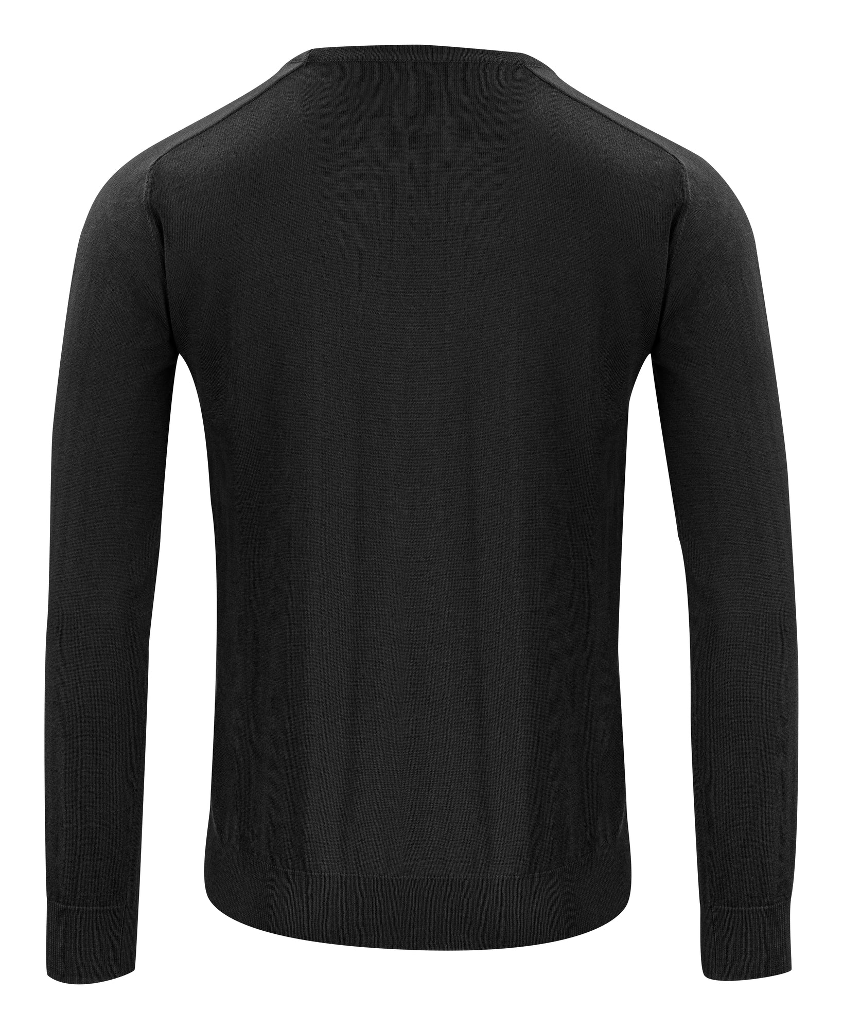 Merino U-Neck Black