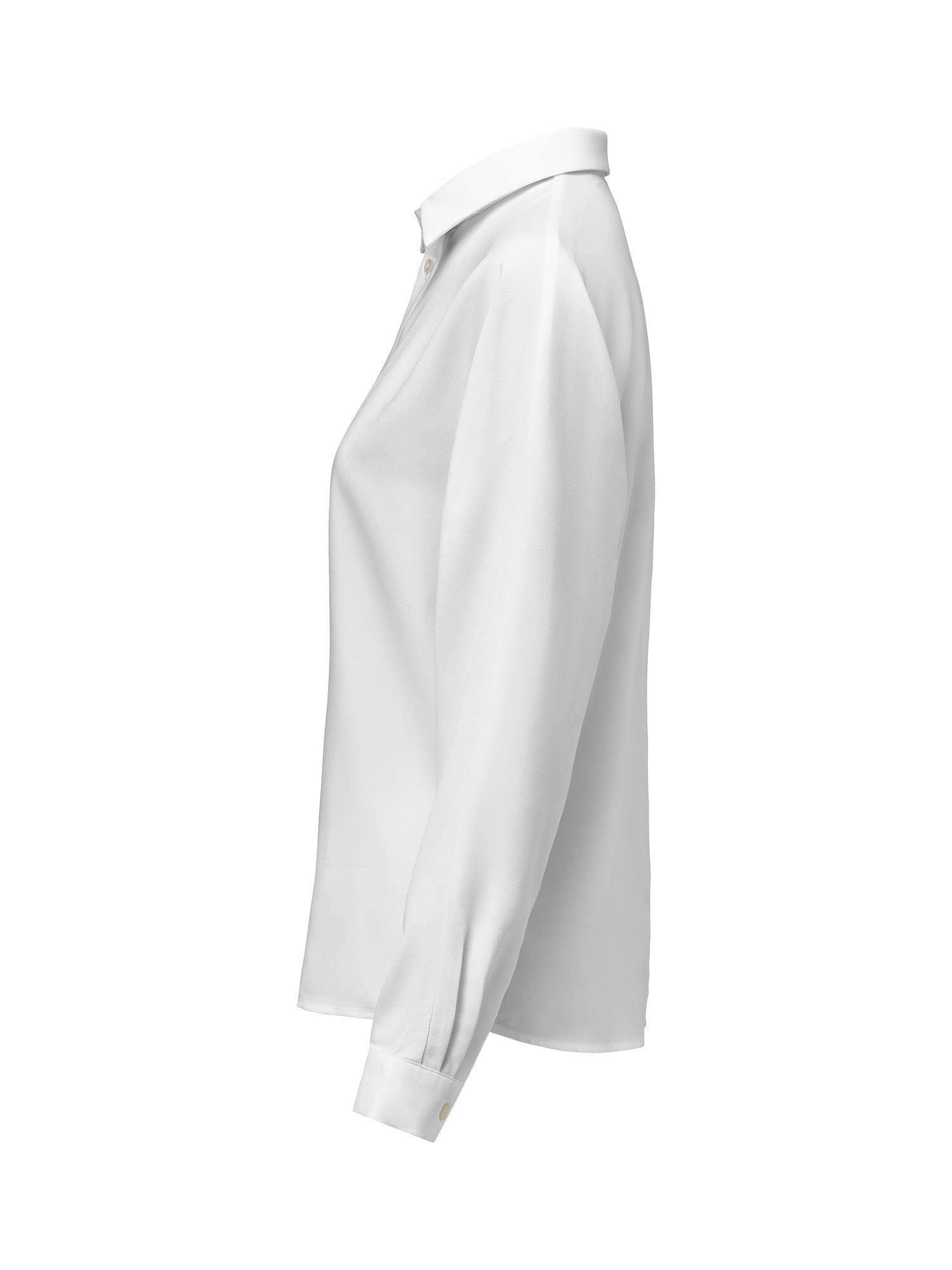 Crepe Satin Blouse White