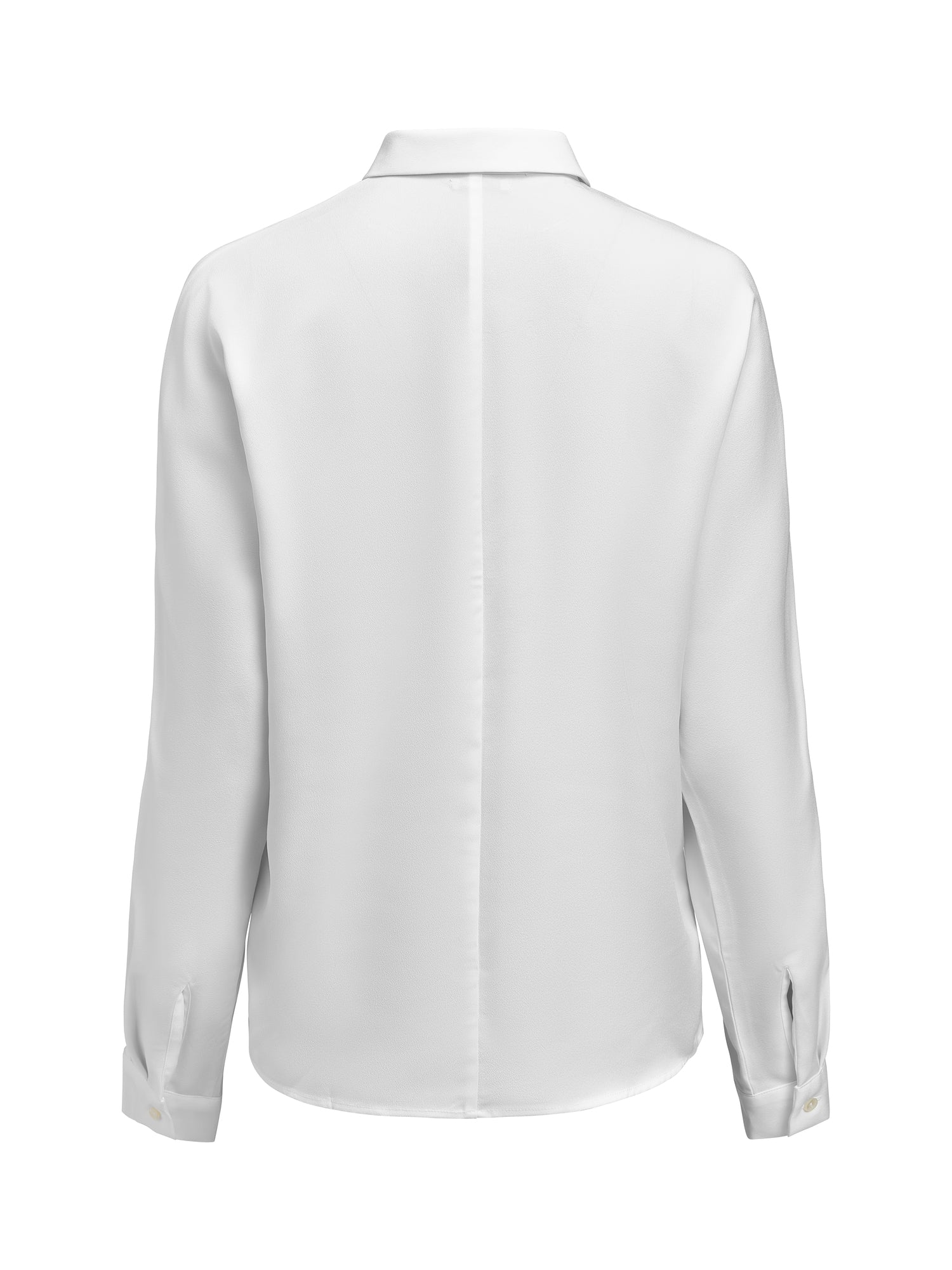 Crepe Satin Blouse White