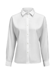 Crepe Satin Blouse White
