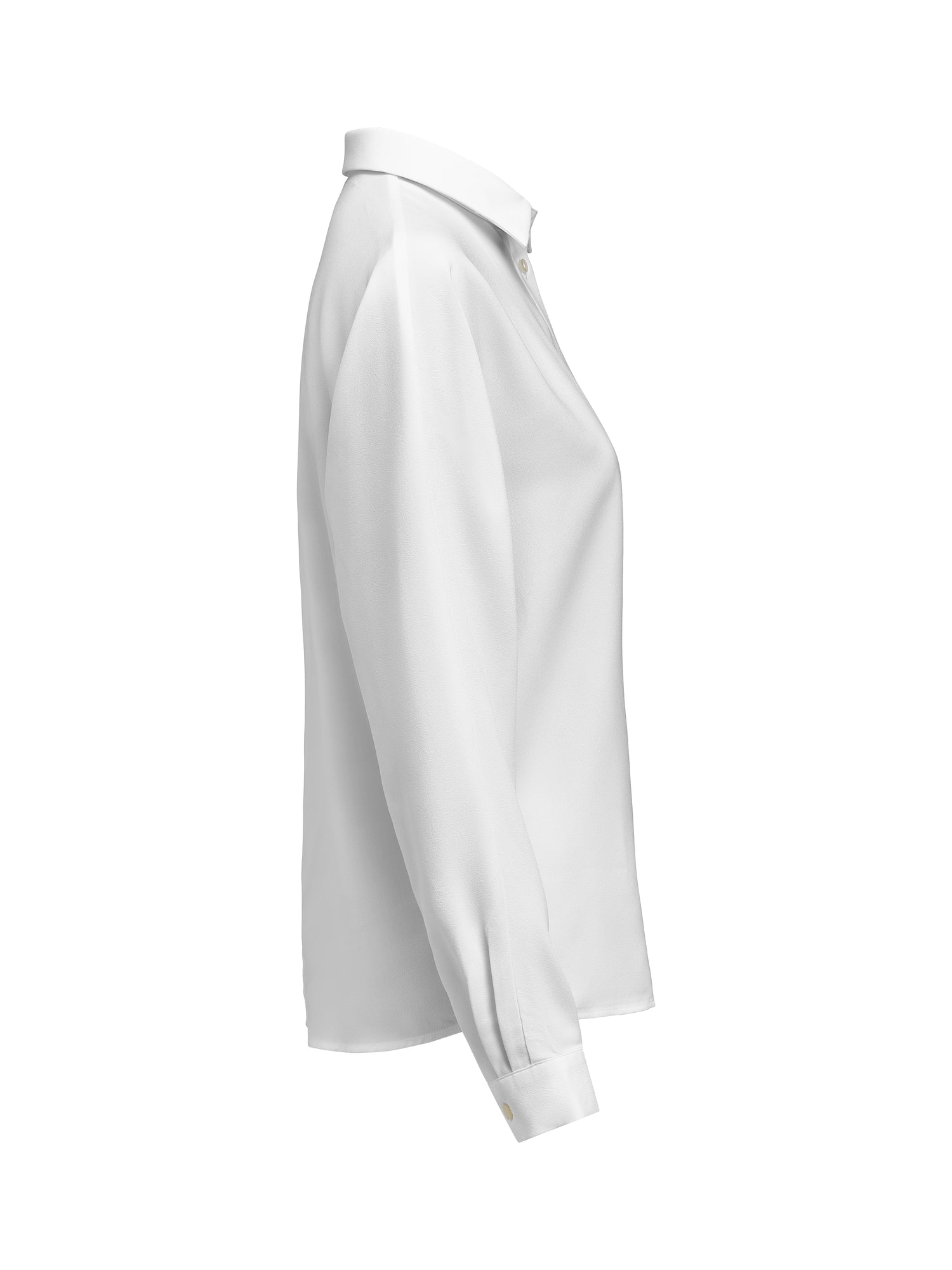 Crepe Satin Blouse White