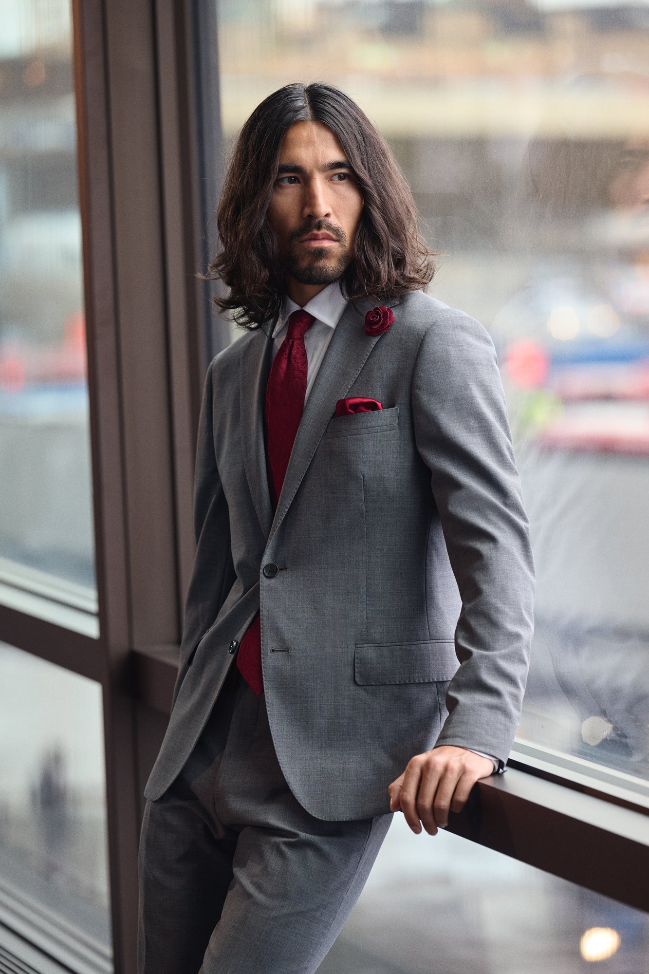 JH&F Classic Trousers Grey Melange