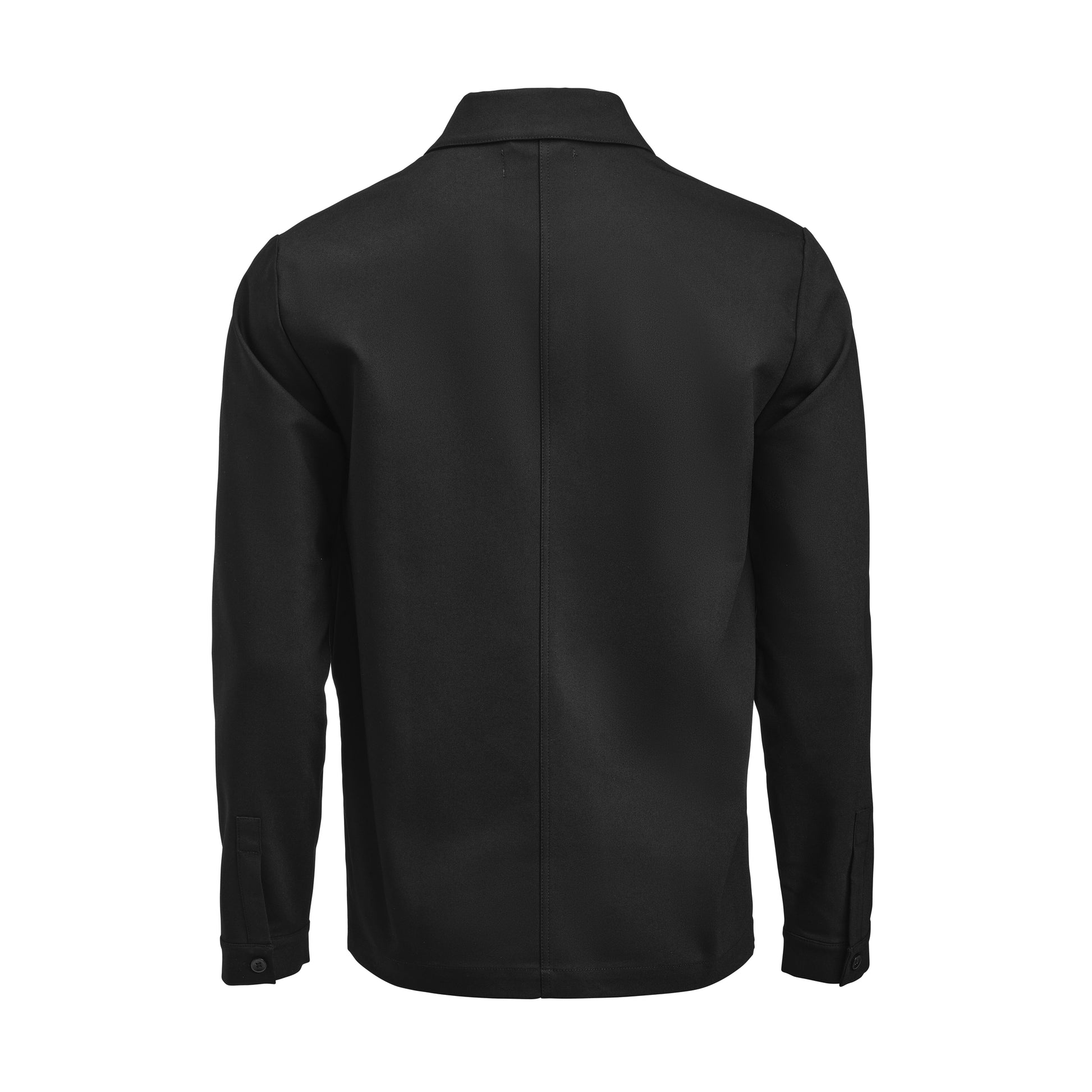 Patch Pocket Overshirt Unisex Black