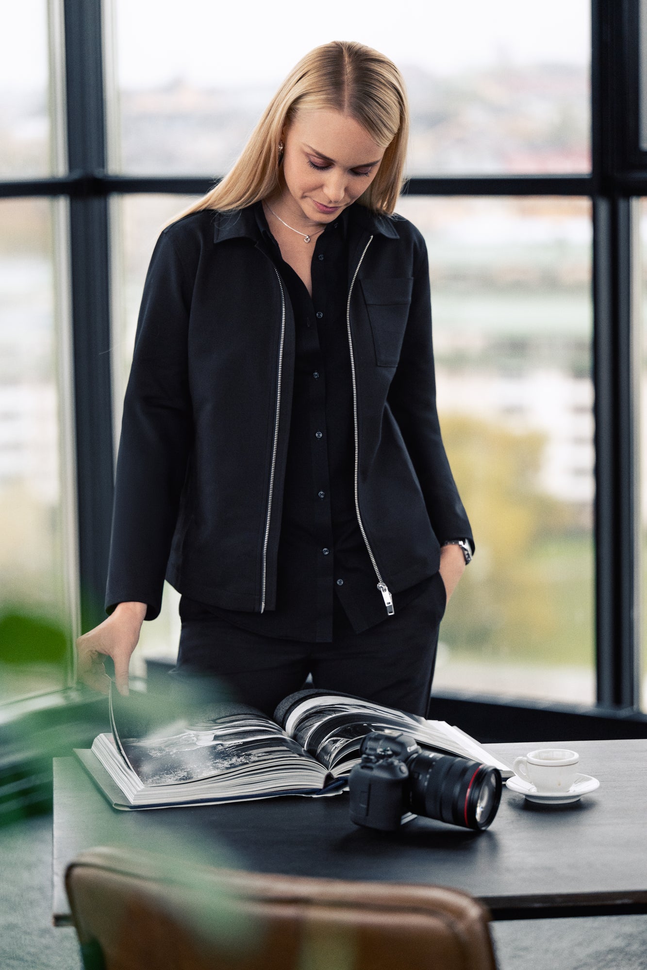 Modern Trouser Woman Black