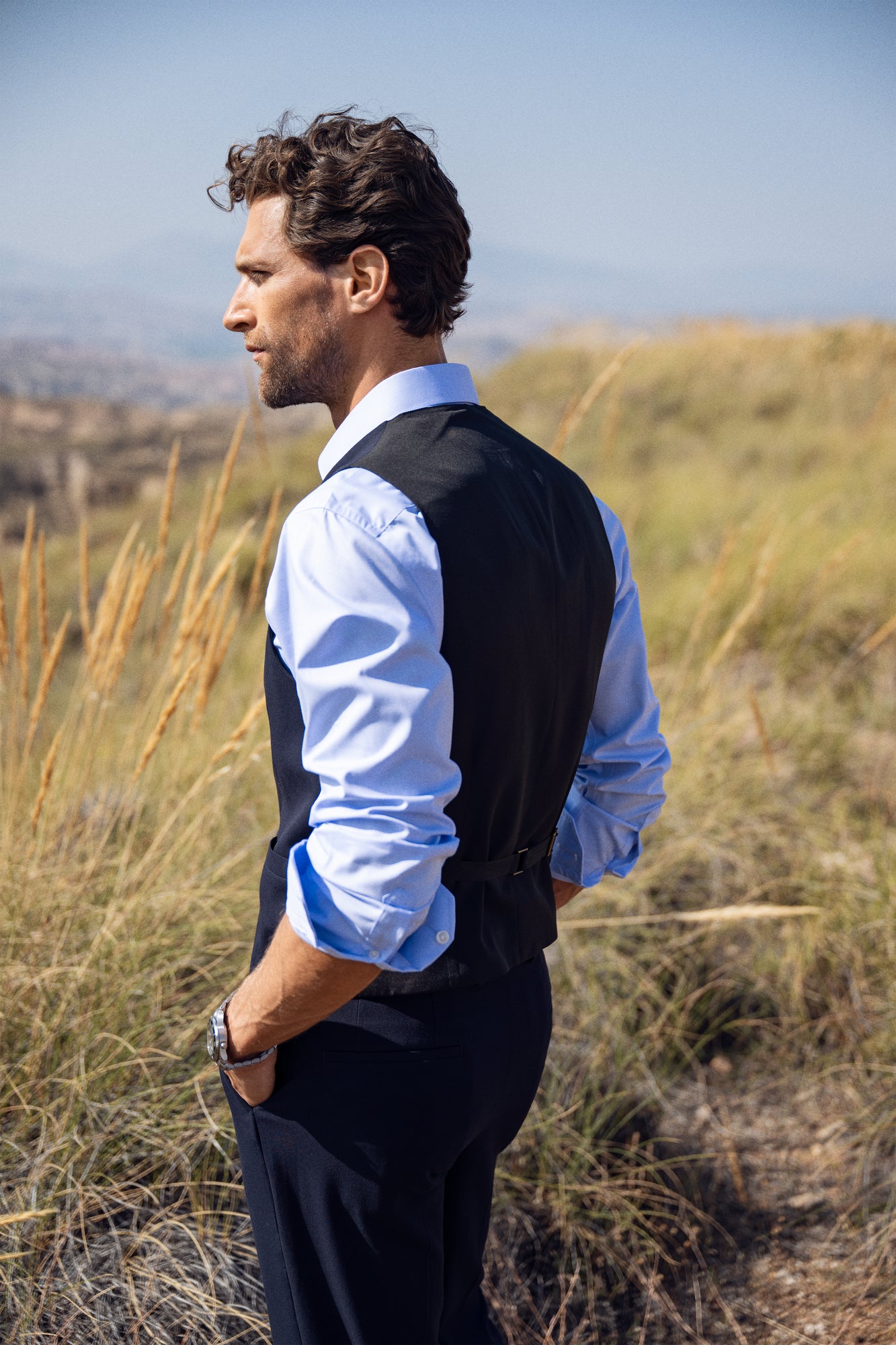 Signature Suit Vest Black