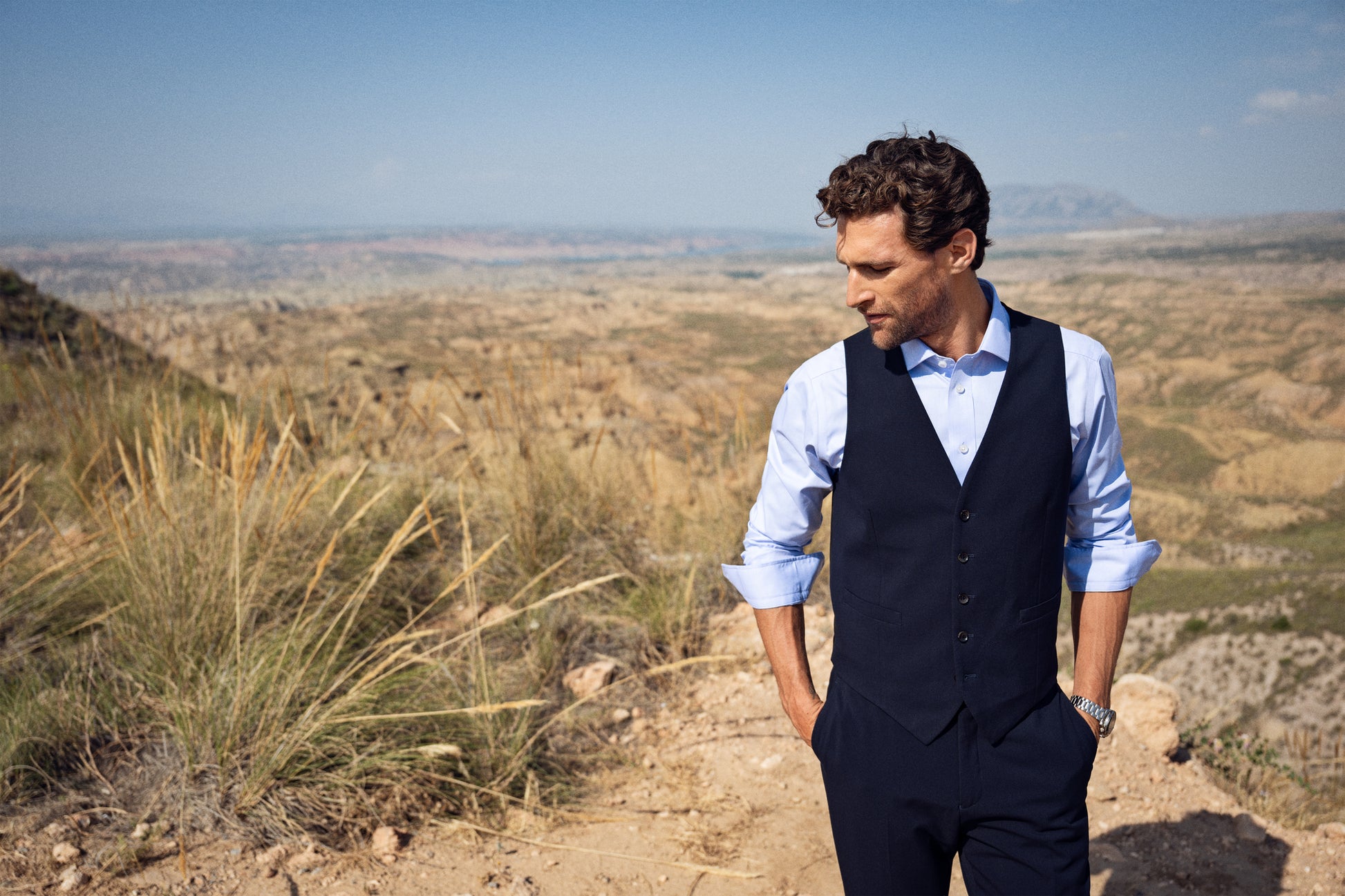Signature Suit Vest Black