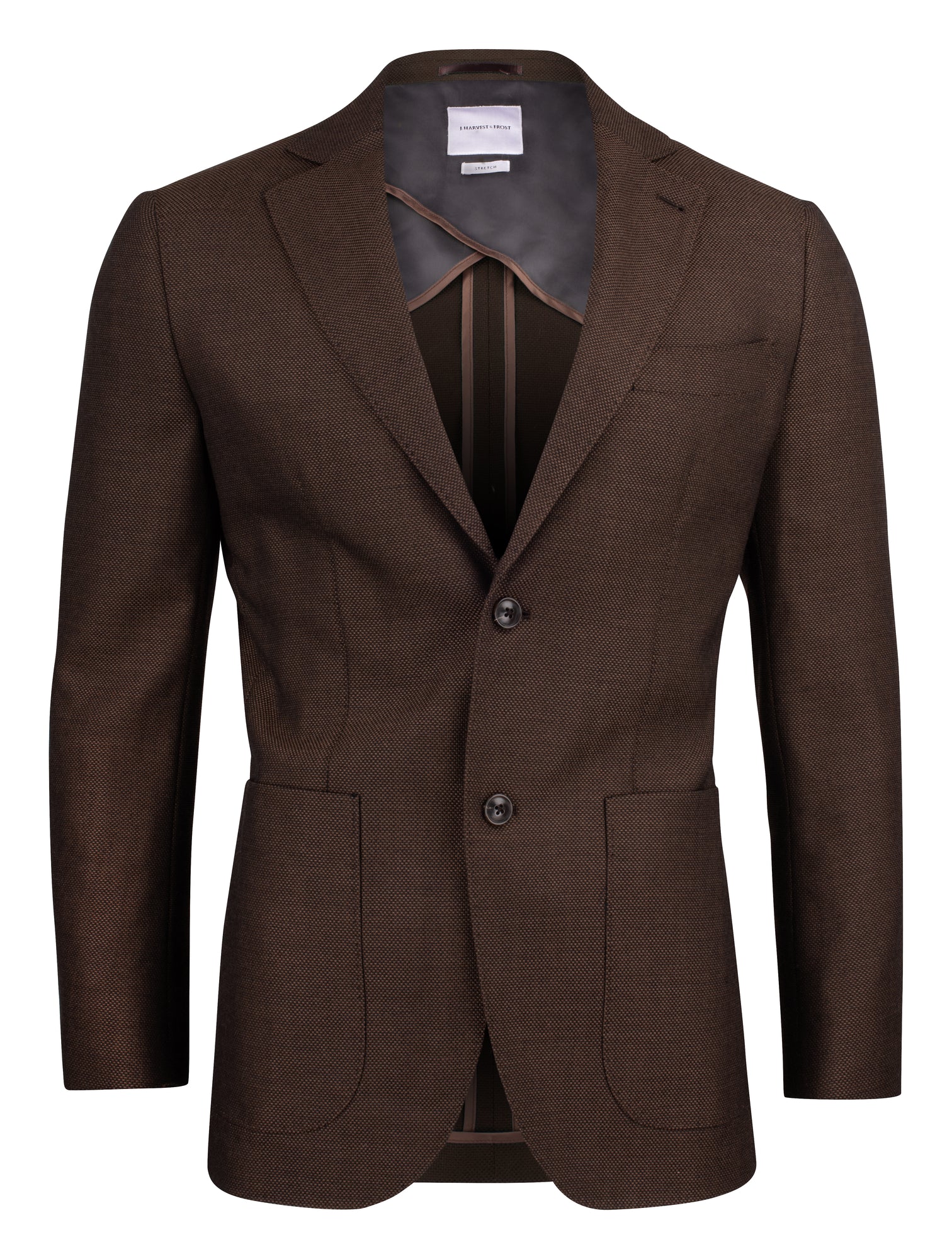 JH&F Club Blazer 30 Brown Melange