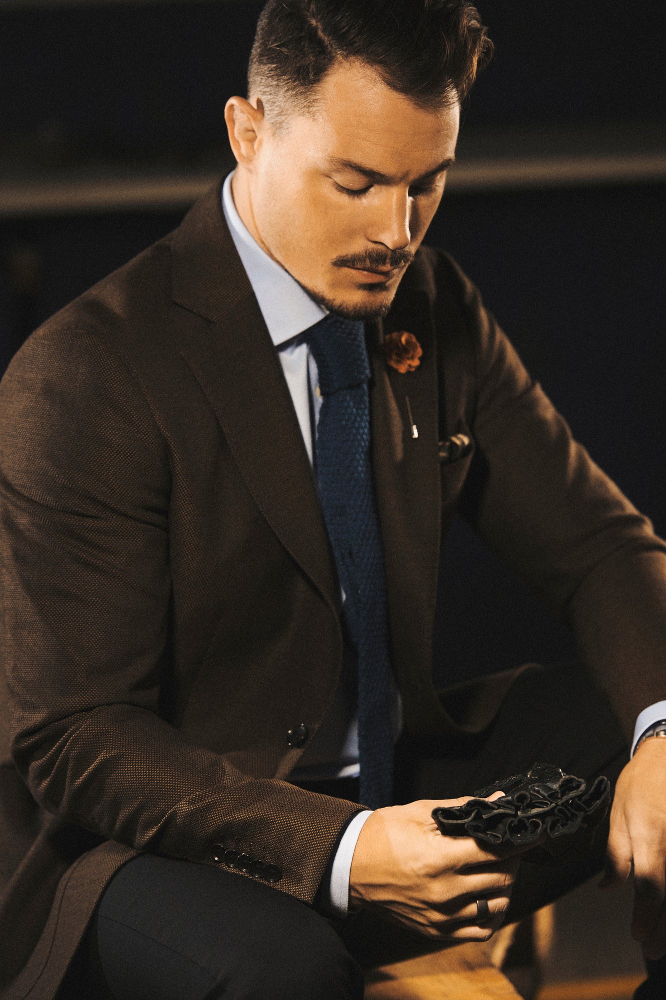 JH&F Club Blazer 30 Grey Melange