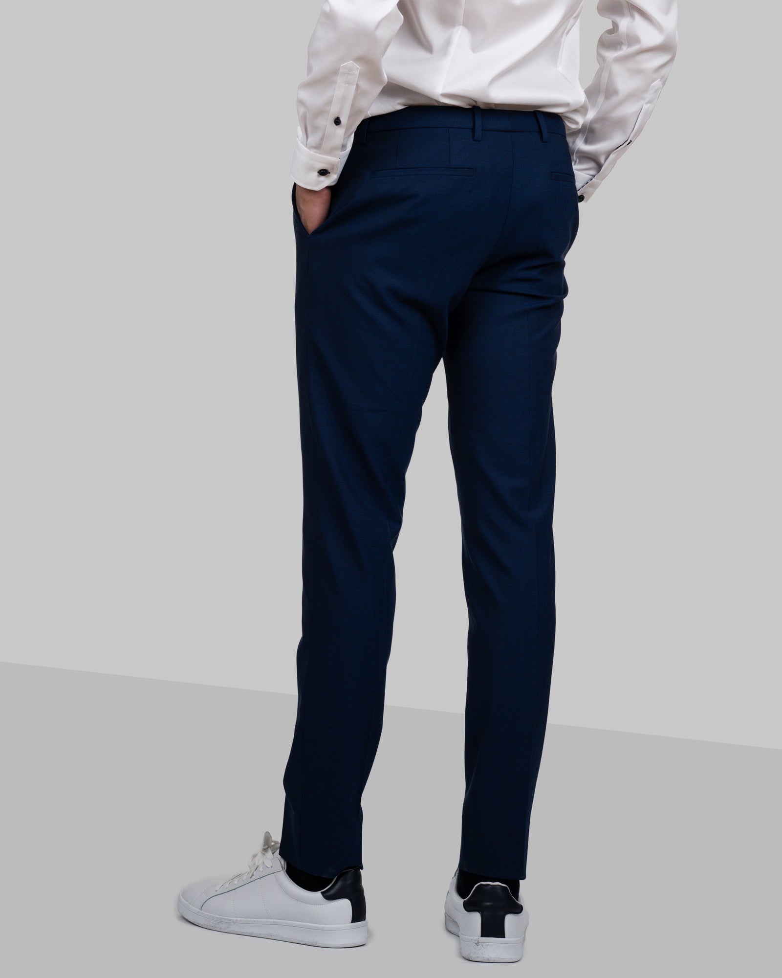 JH&F Classic Trousers Navy Melange