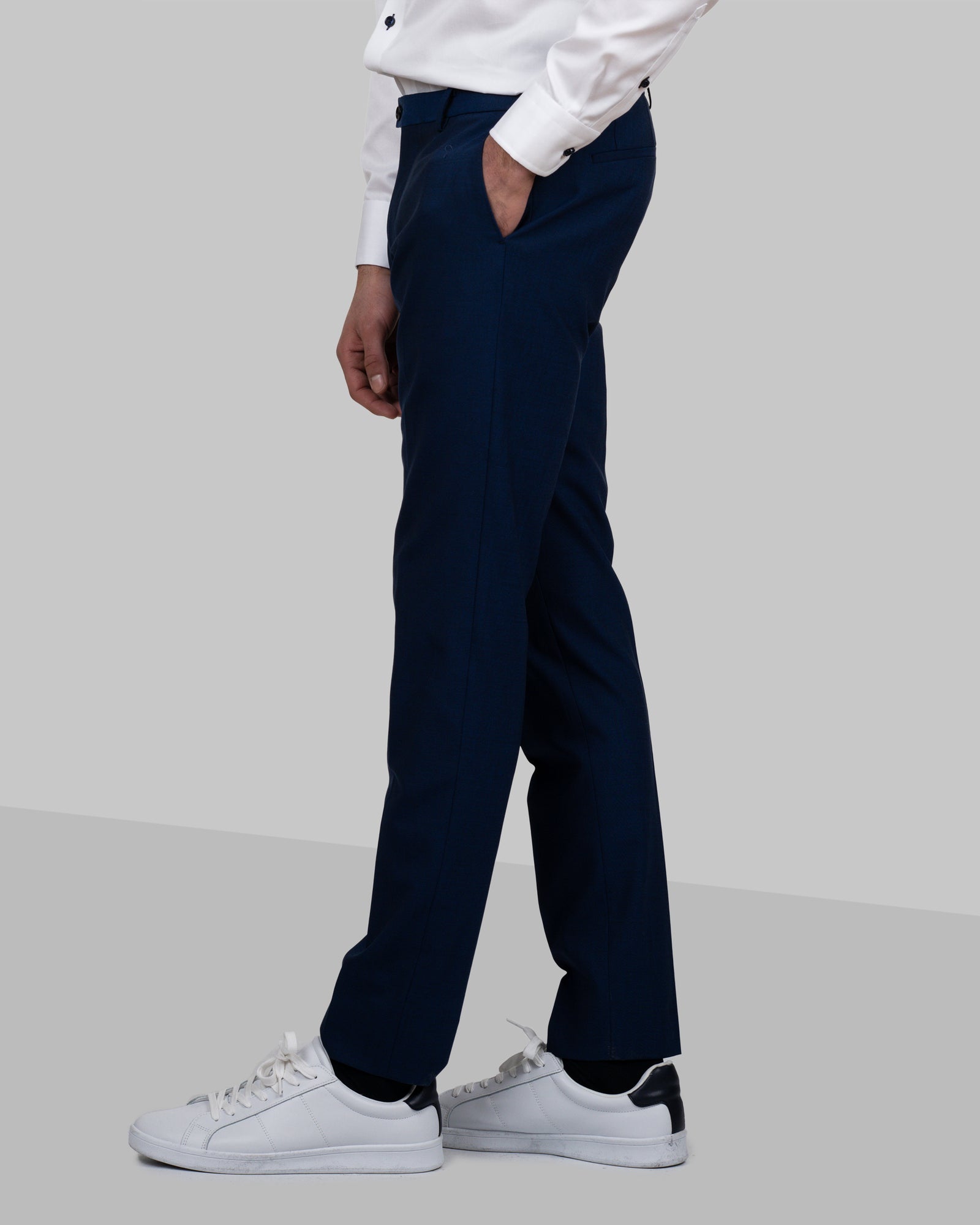 JH&F Classic Trousers Navy Melange