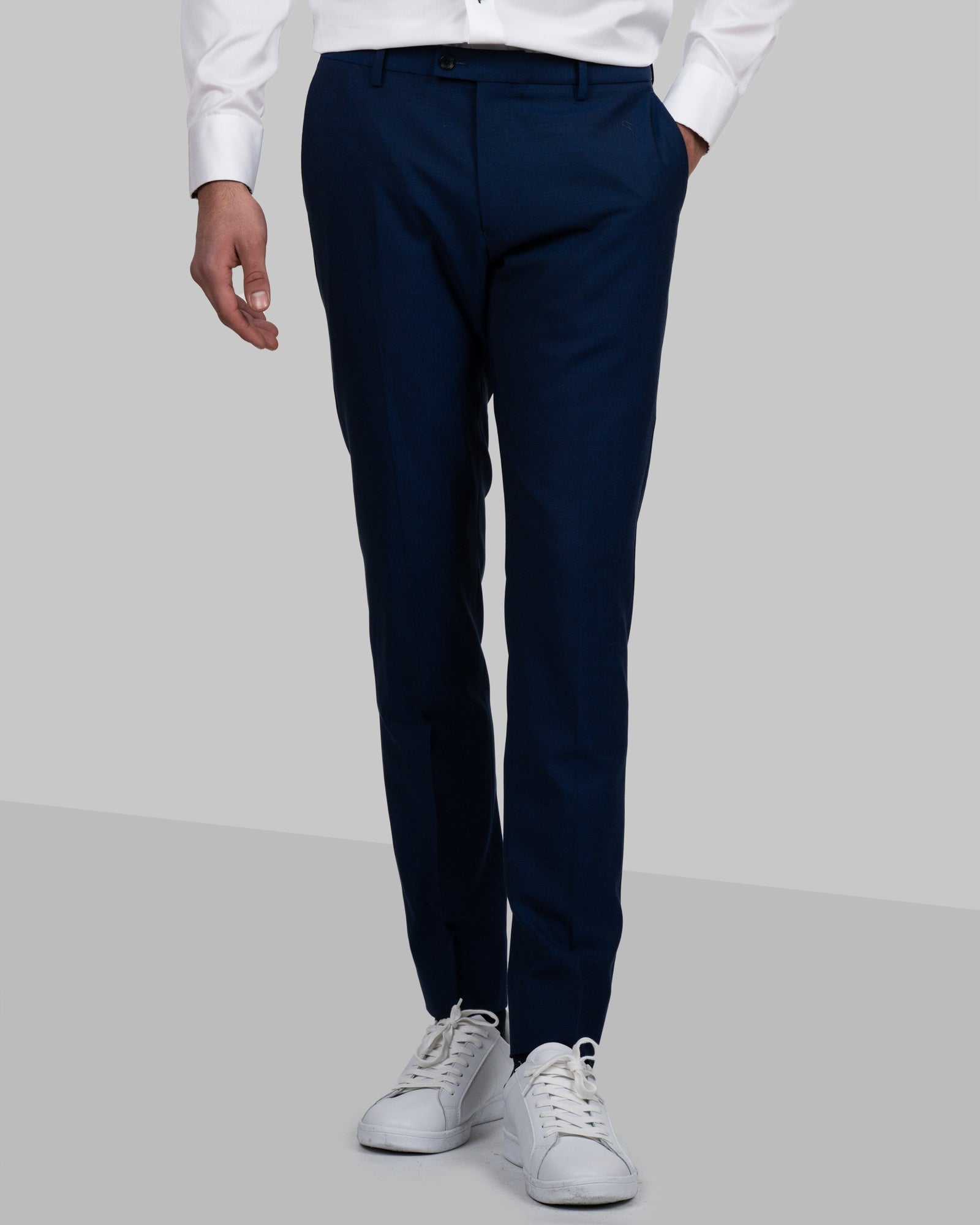 JH&F Classic Trousers Navy Melange