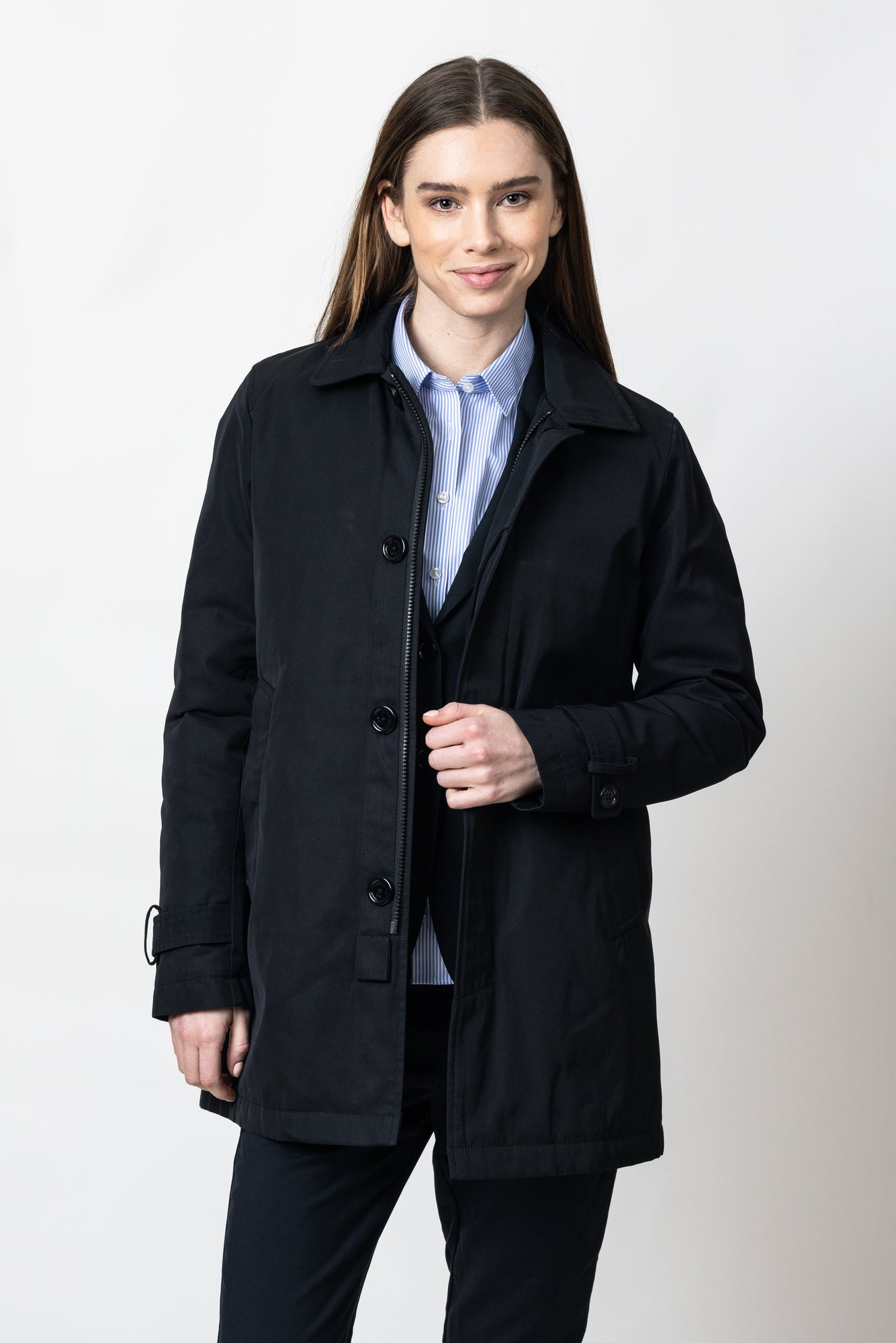 The Car Coat Woman Black