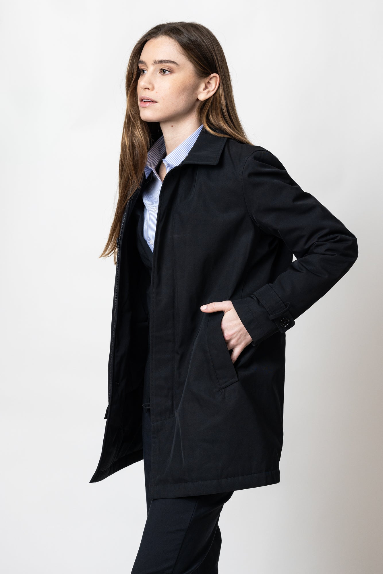 The Car Coat Woman Black