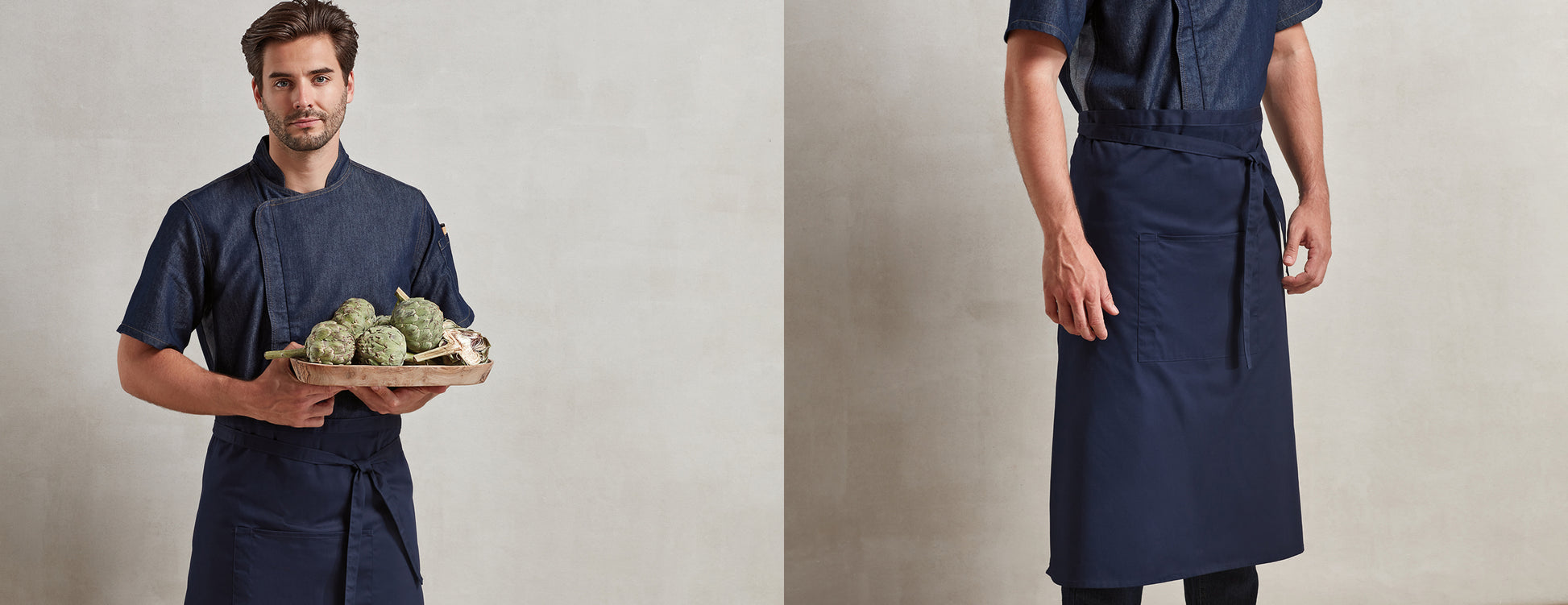Bar Apron with Pocket - P158