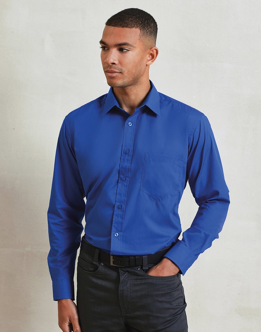 Men's Poplin L/S - P200