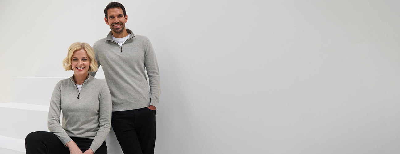 Taylor 1/4 Zip Neck (D) - TV2388