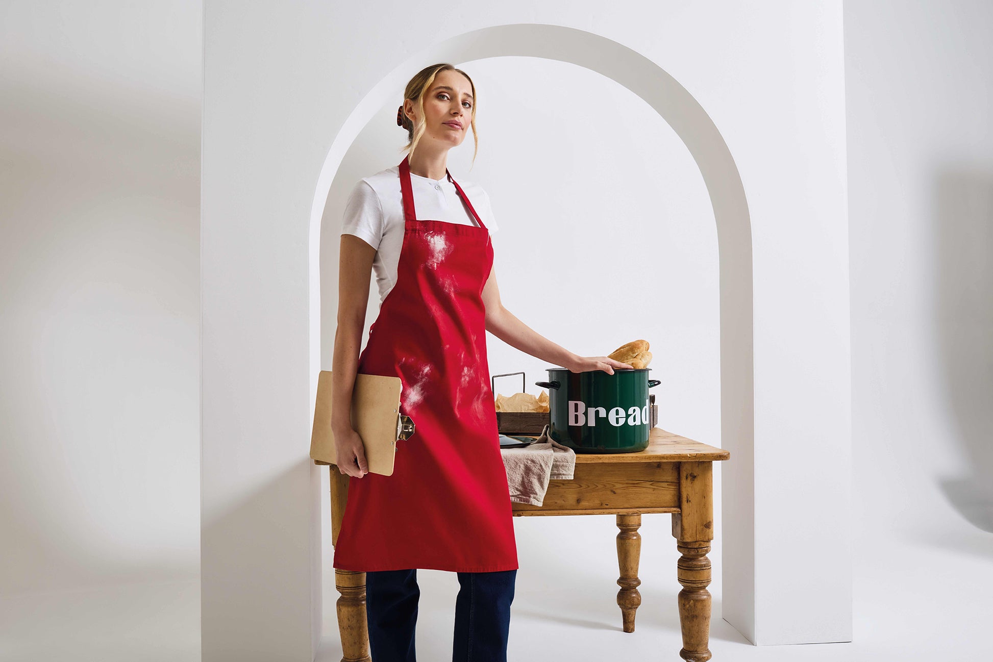 Cotton Bib Apron - P102