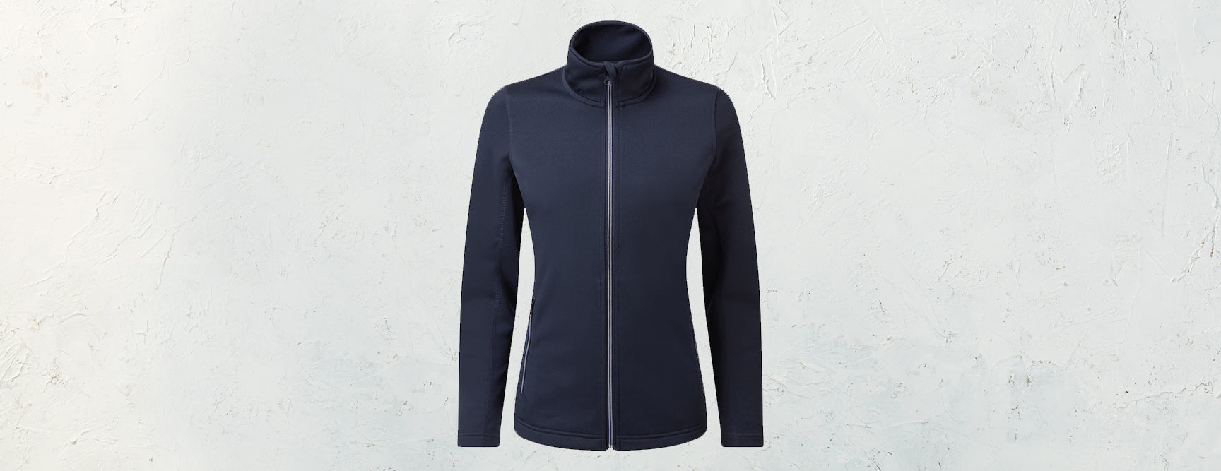 Ladies Spun Dyed Zip Sweat - P809