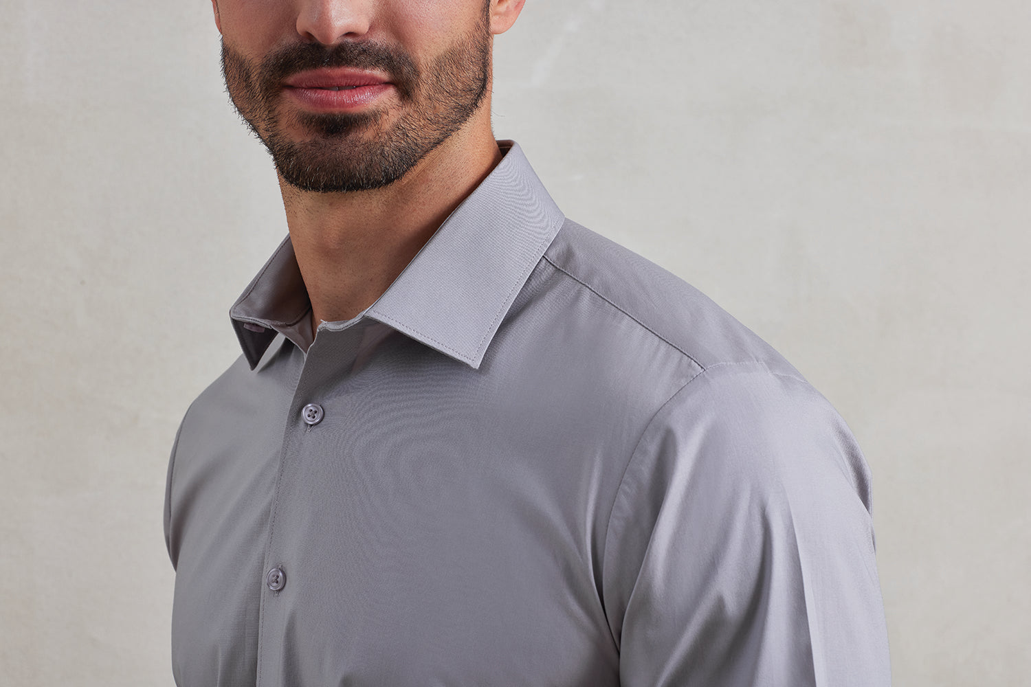 Men's Stretch L/S - P244