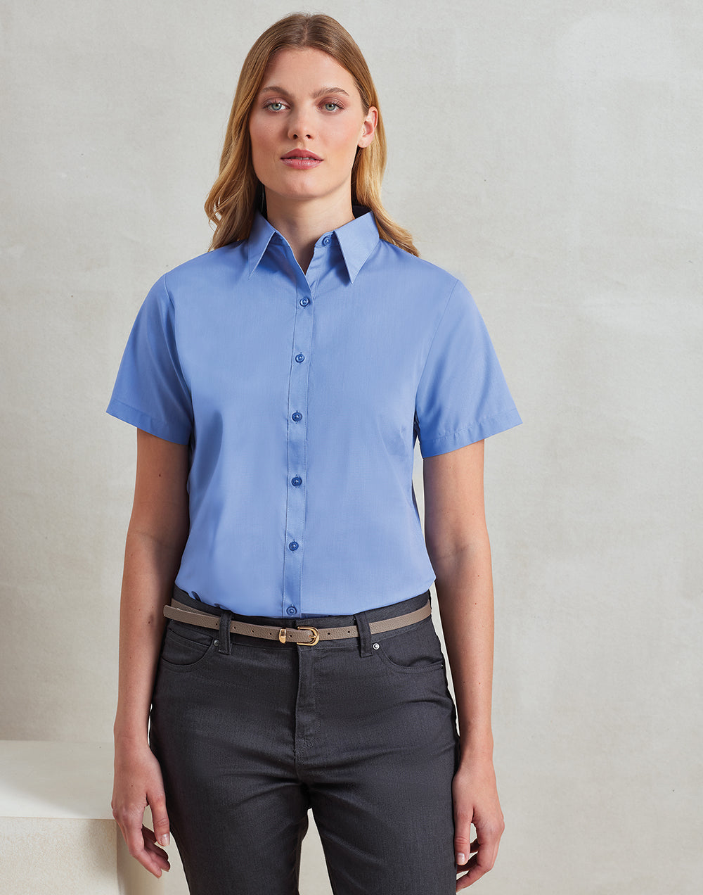 Women's Poplin S/S - P302