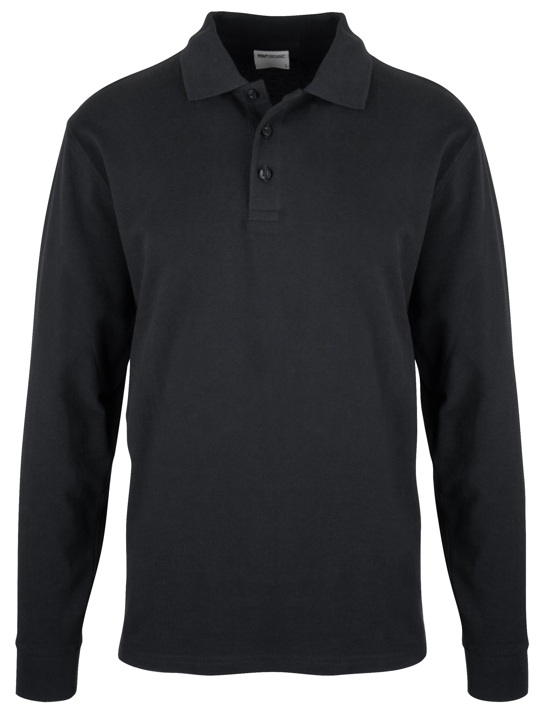 ORGANIC L/S POLO GOTS (U) - 6514