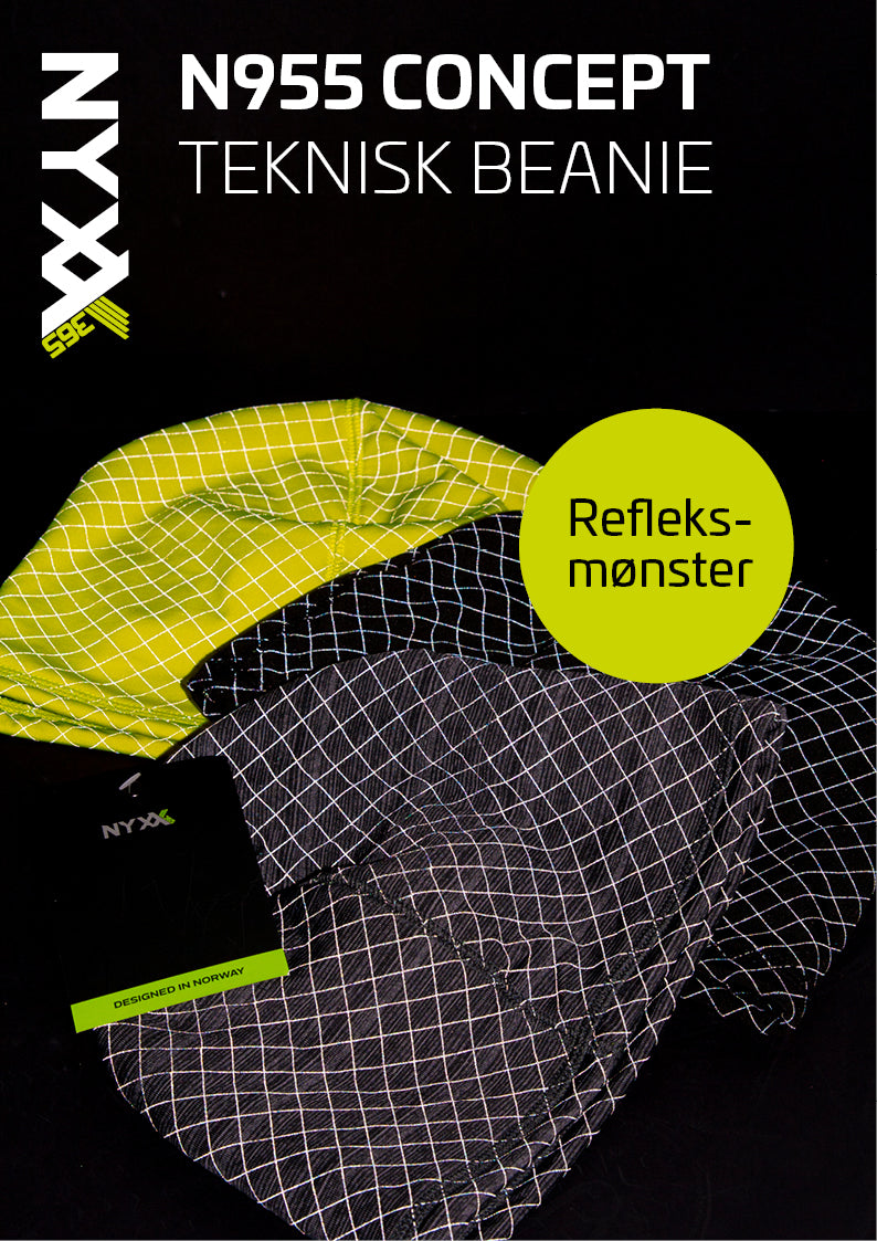 Concept teknisk reflex beanie - N955