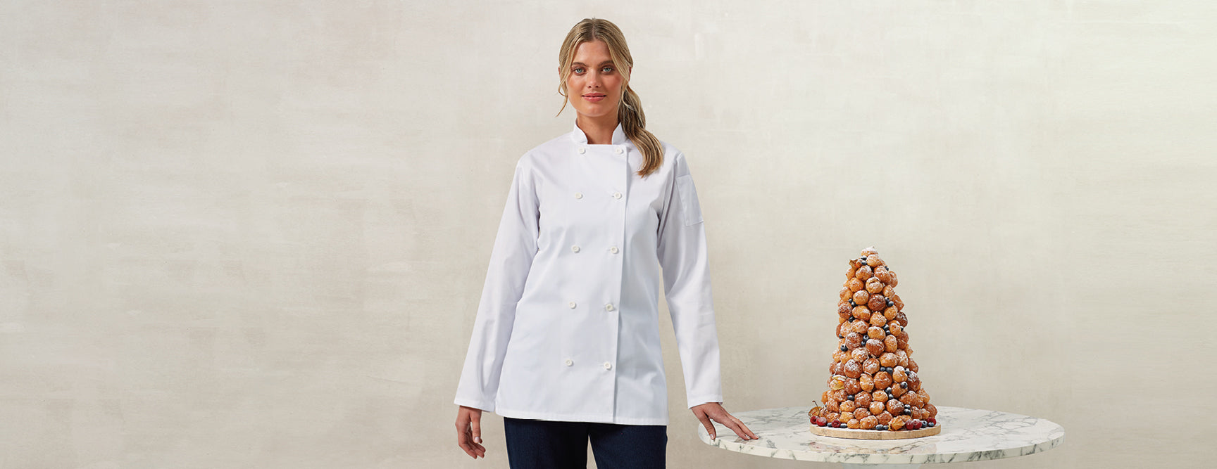 Women's Chef Jacket L/S - P671