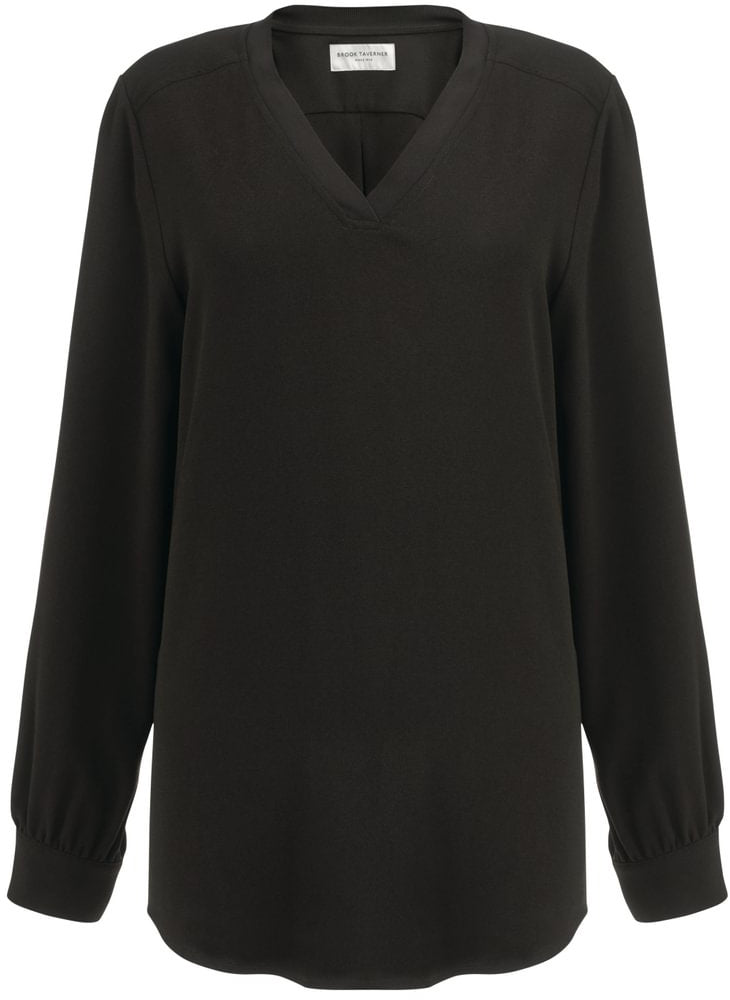 Como V-Neck L/E crepe (D) - TV2418