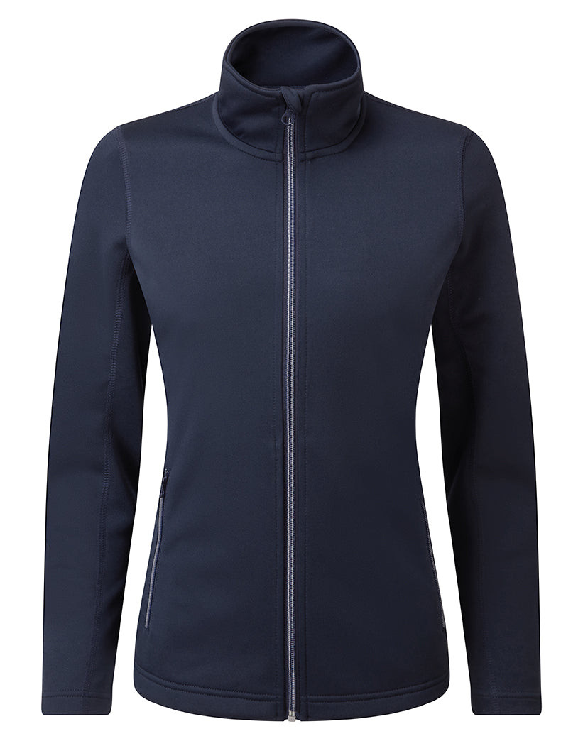 Ladies Spun Dyed Zip Sweat - P809