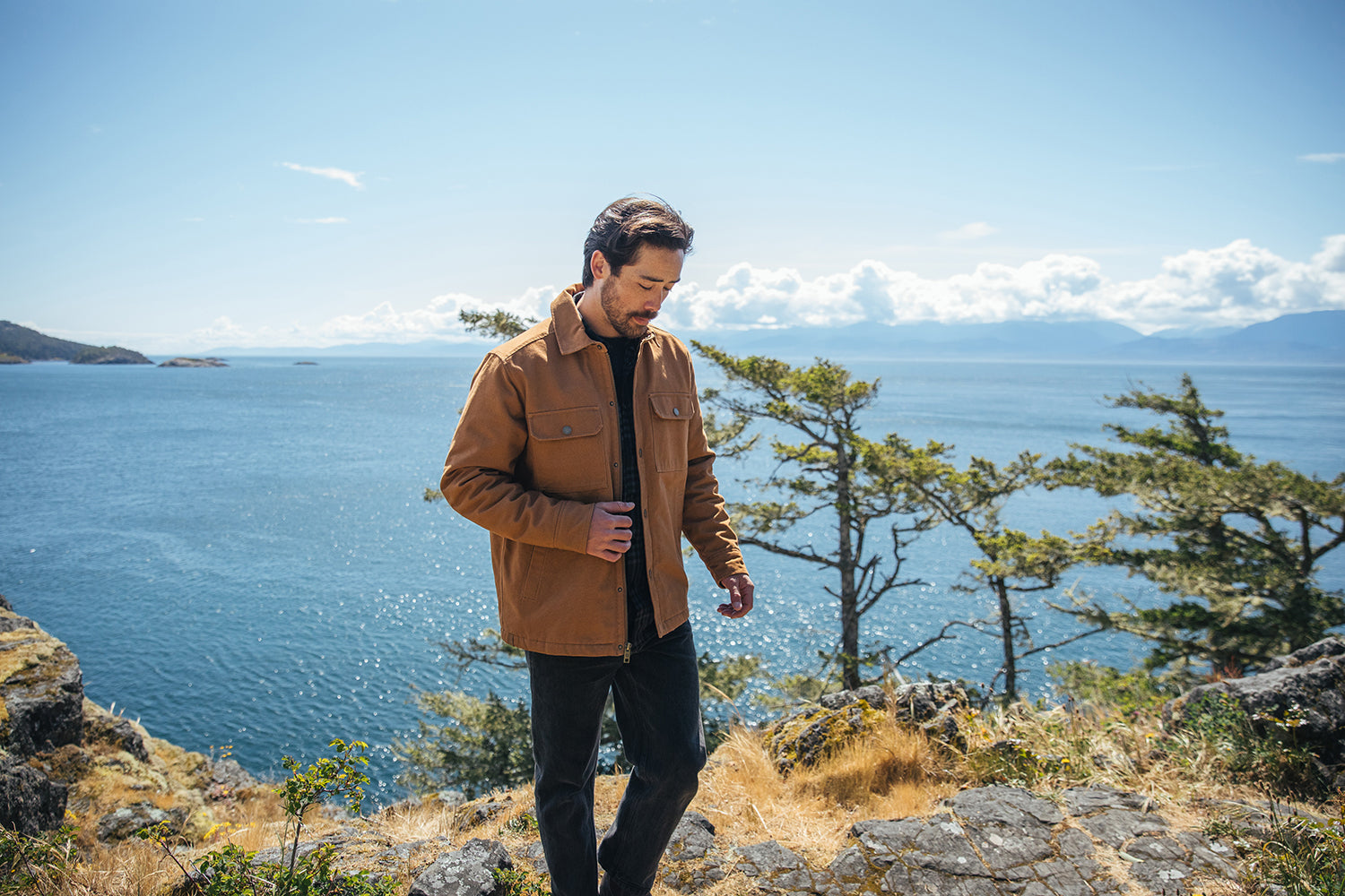 Oxide Sherpa Lined Canvas Jacket (U) - SK52