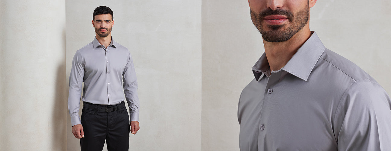 Men's Stretch L/S - P244