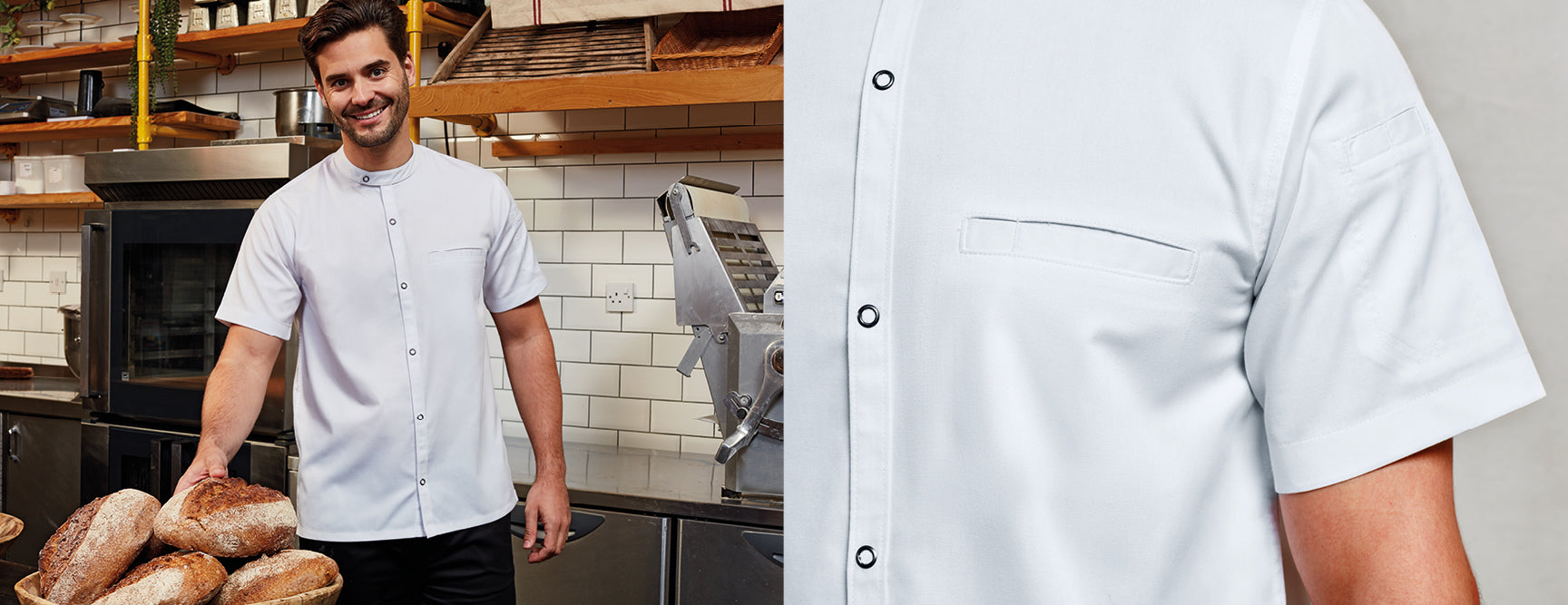 Chef’s Recycled Short Sleeve Shirt - P904