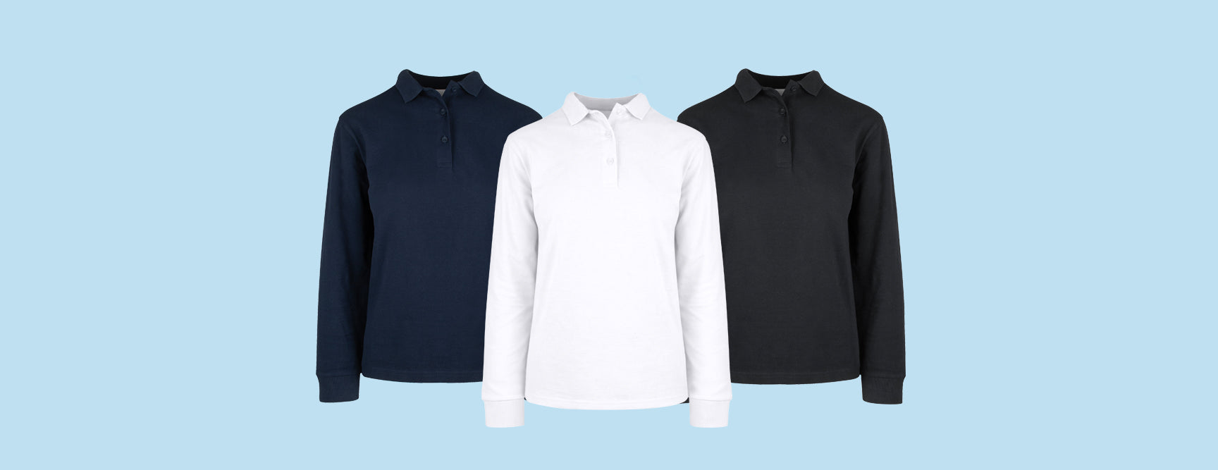 ORGANIC L/S POLO GOTS (D) - 6515