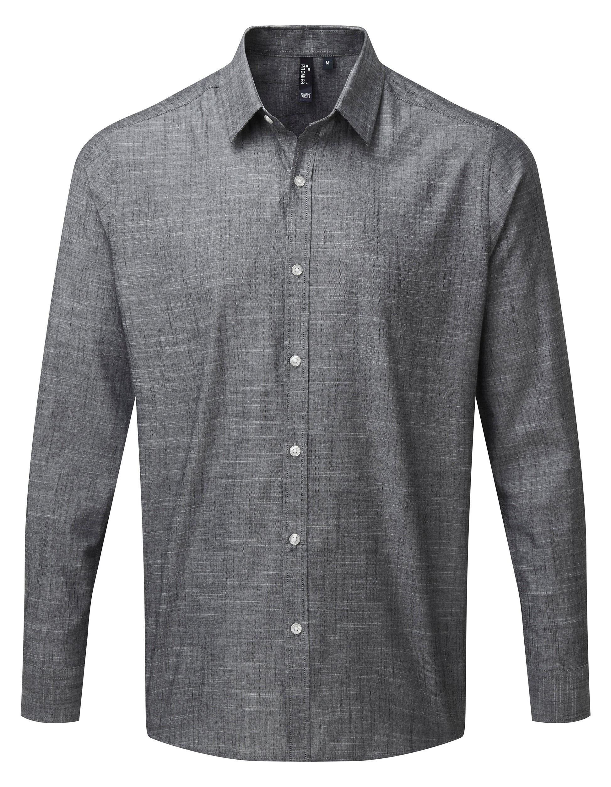 Slub Chambray Shirt L/S (H) - P245