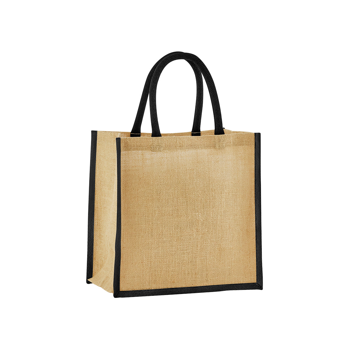 Natural starched jute mini gift bag
