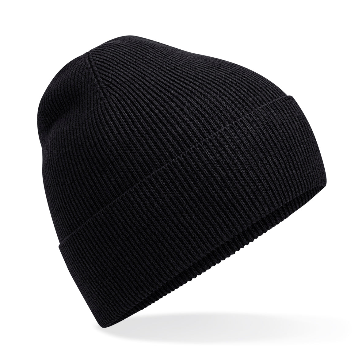 Organic cotton fine knit beanie