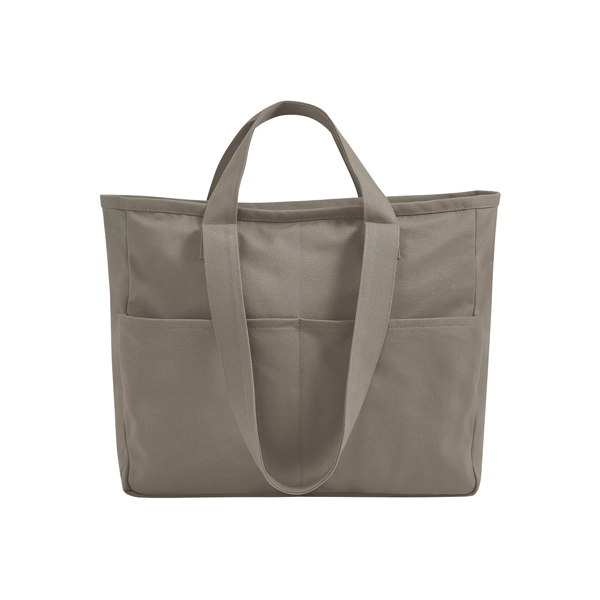 Double Handle Cargo Pocket Tote