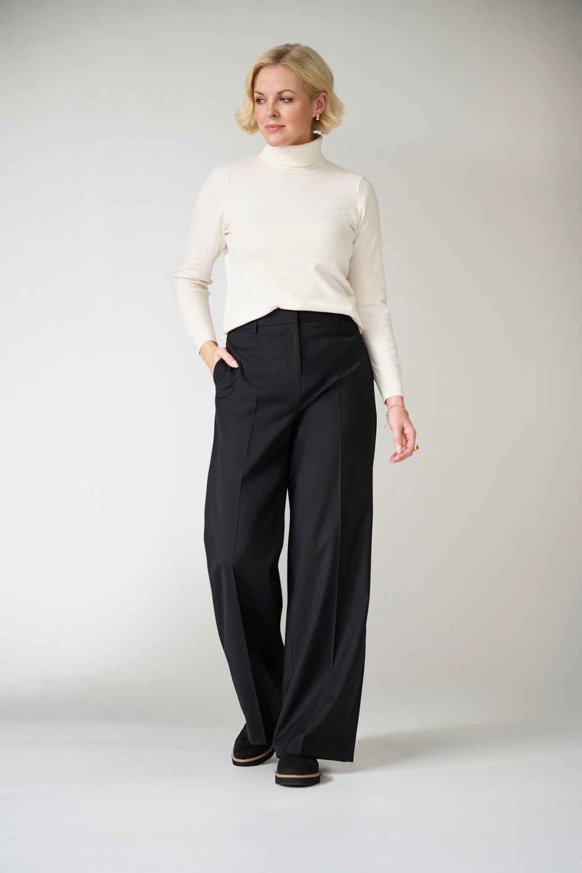 Bella wide leg bukse (D) - TV2435