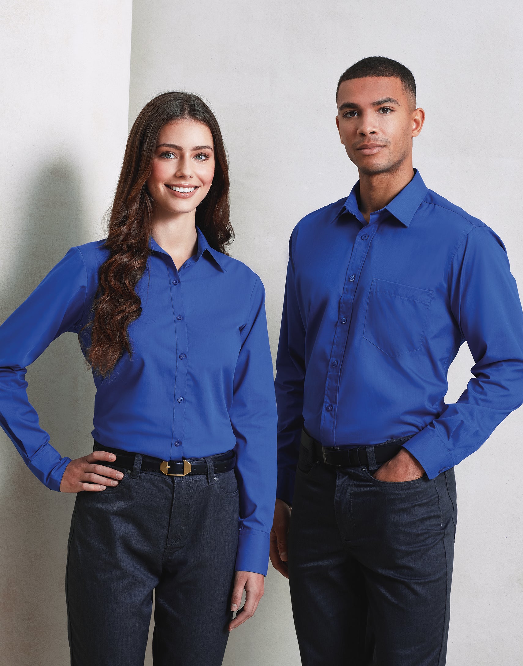 Men's Poplin L/S - P200