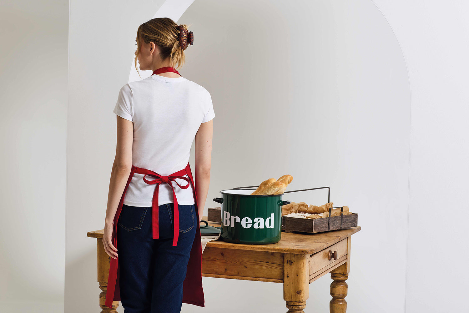 Cotton Bib Apron - P102