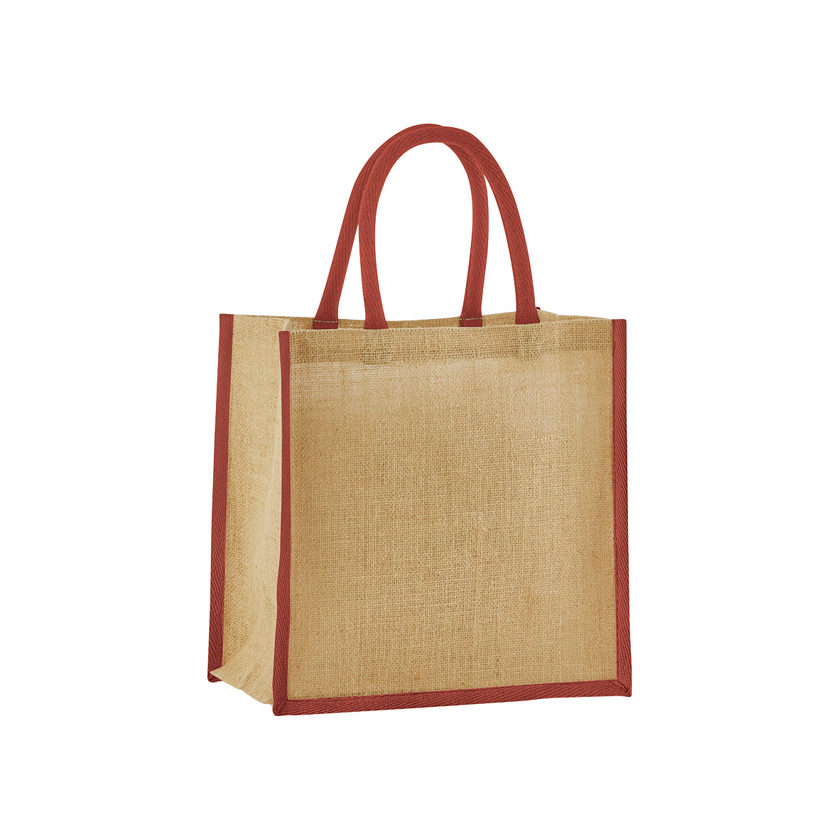 Natural starched jute mini gift bag