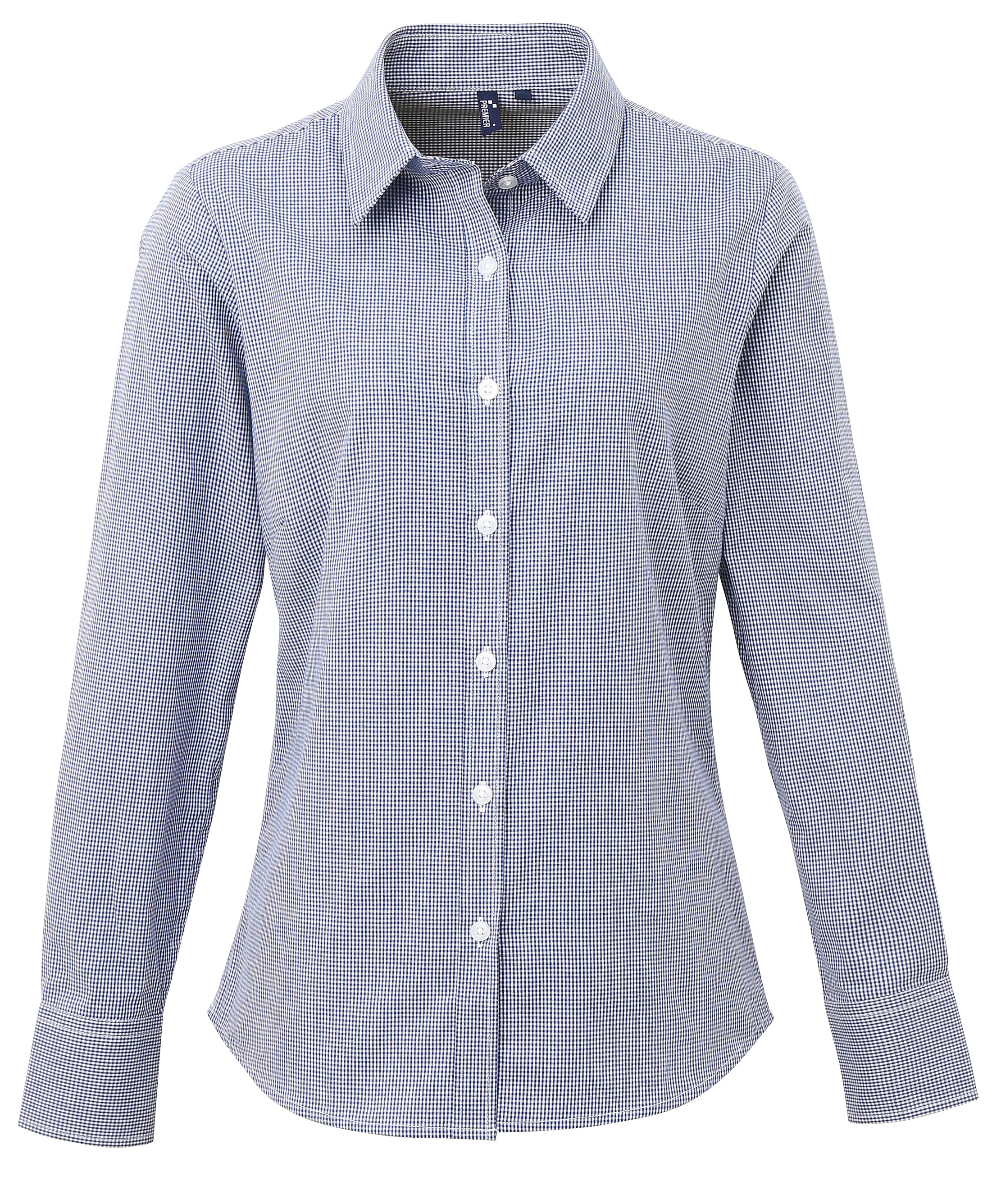 Ladies Gingham L/S - P320
