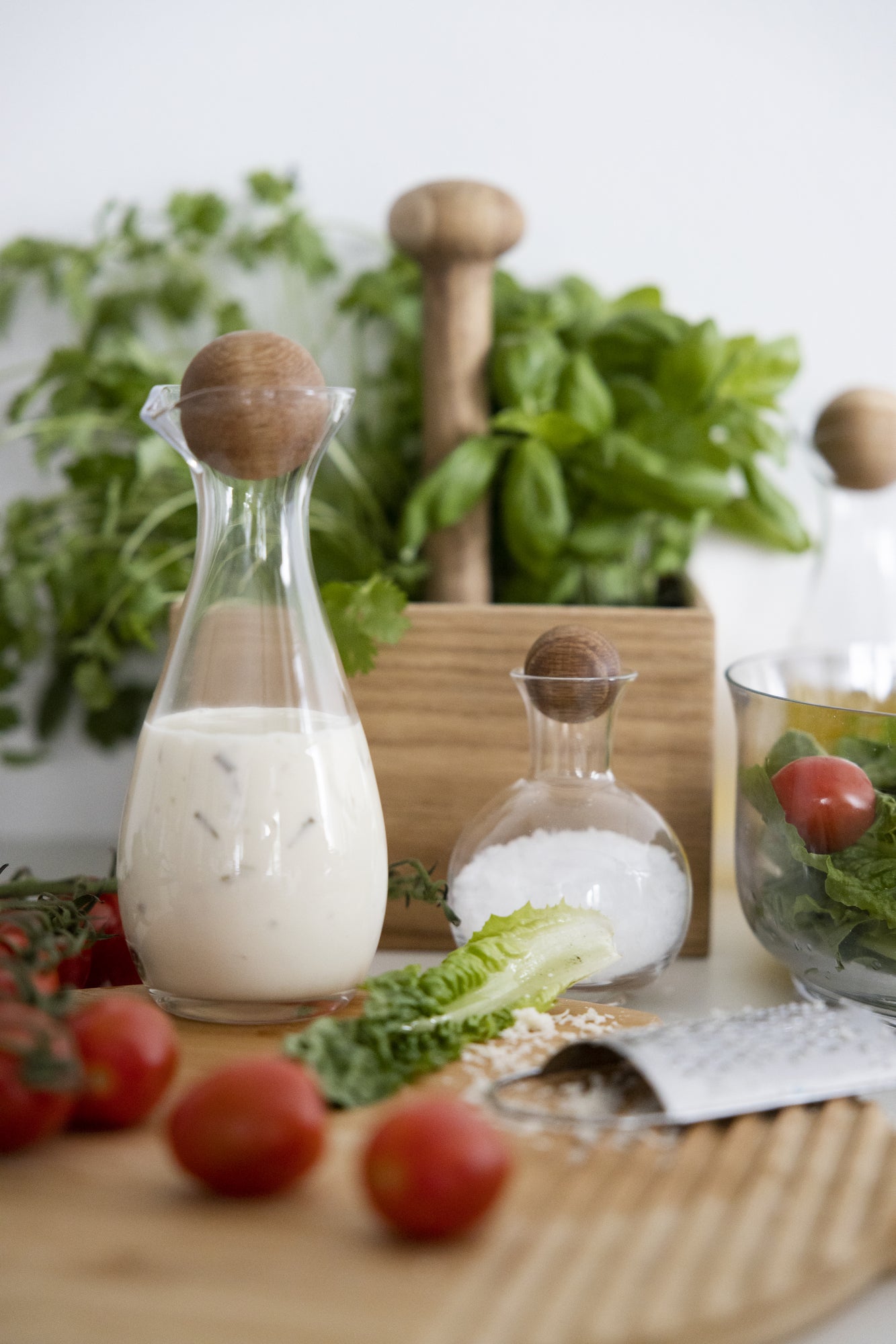 Nature serverings-sett med eikekork, 2-pk