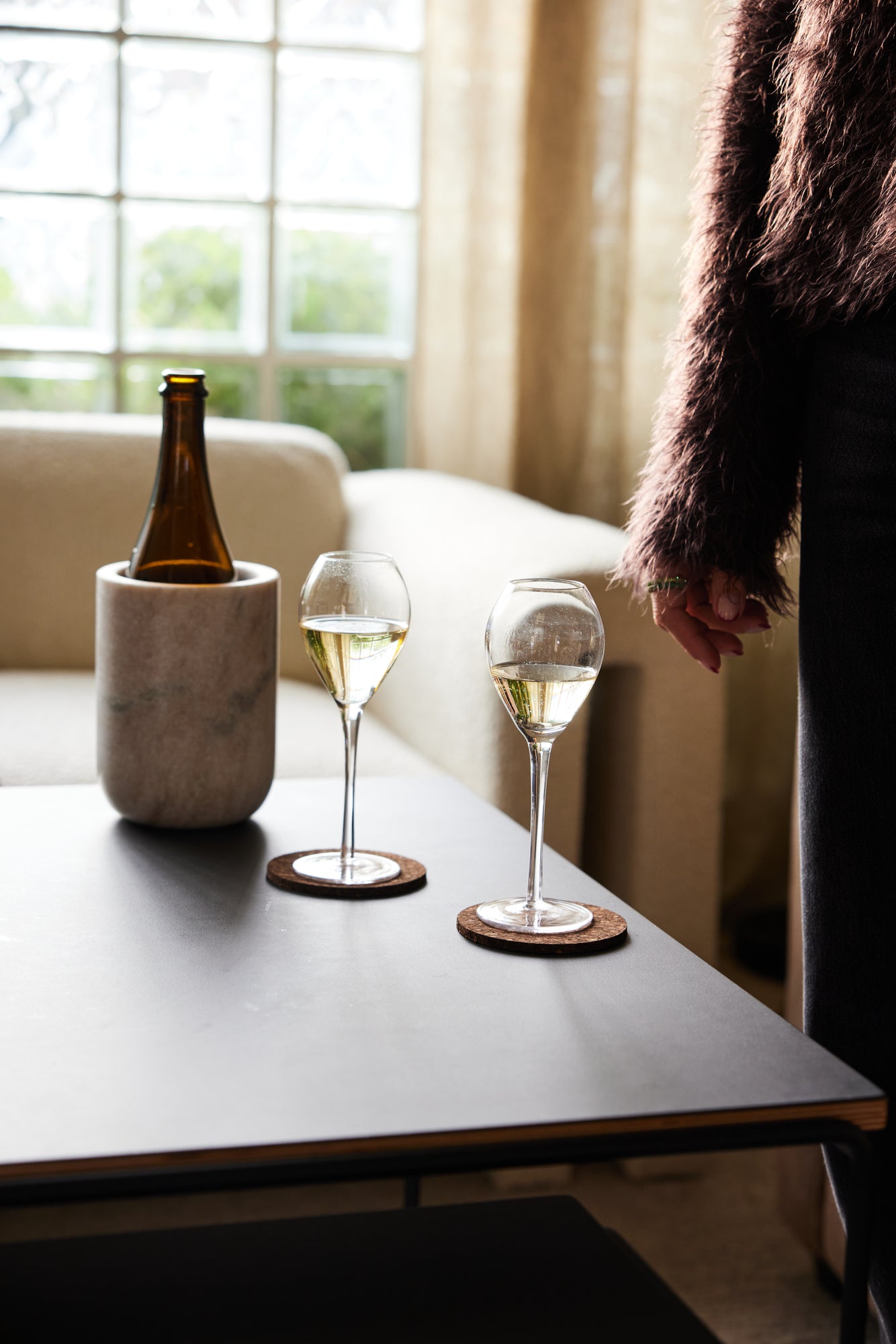 Saga champagneglass 2-pk.
