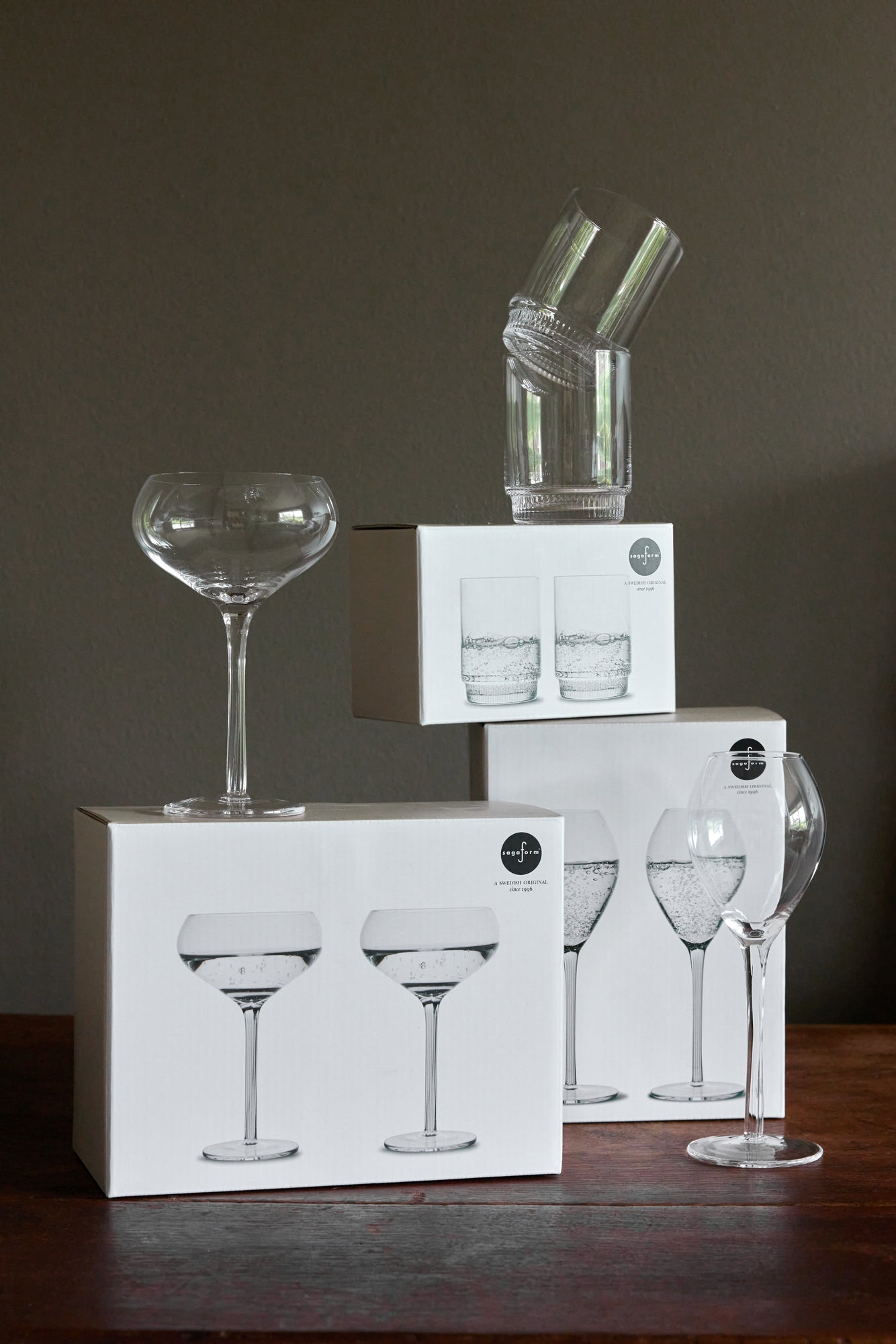 Saga champagneglass 2-pk.