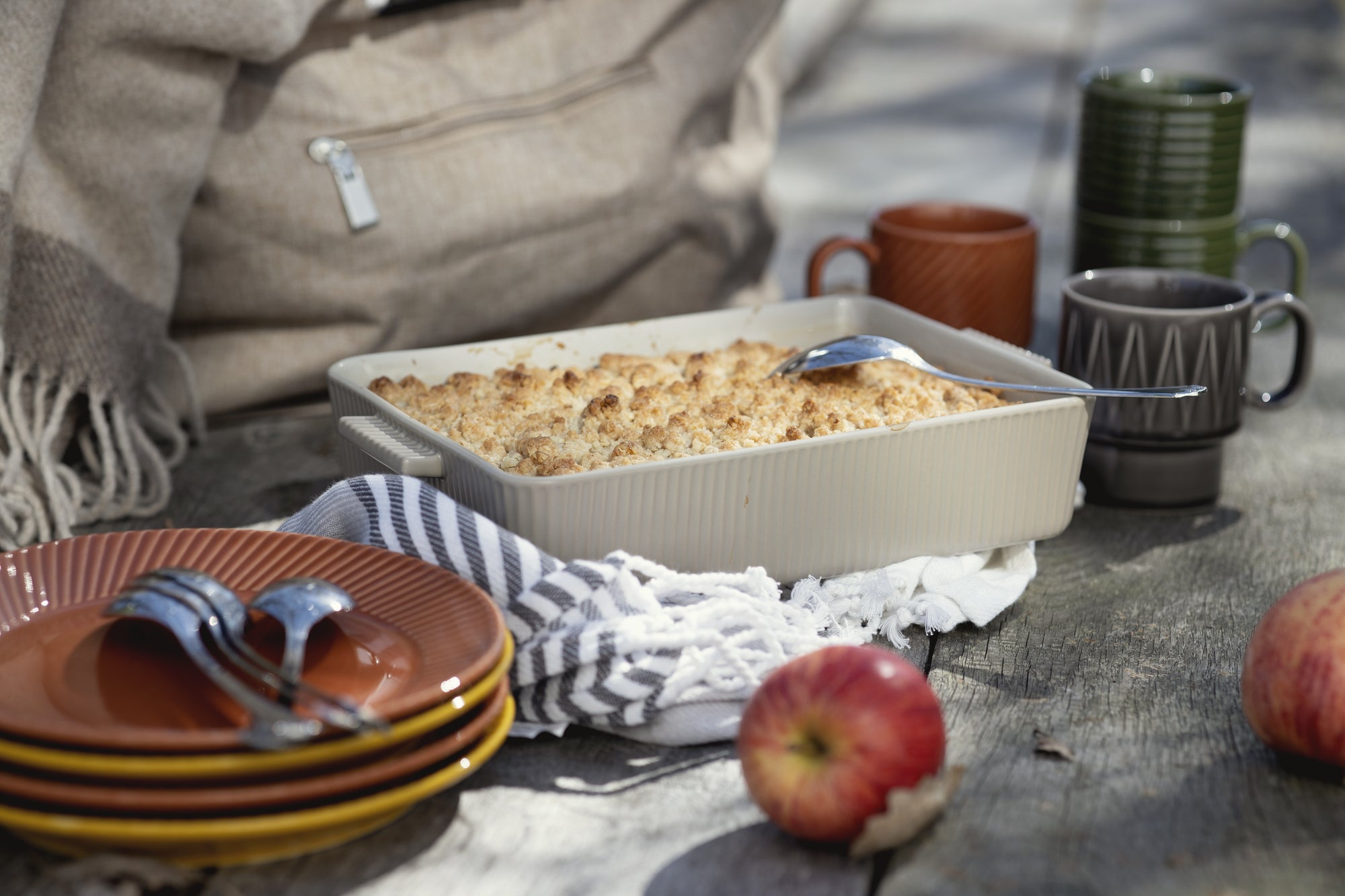 Flora ildfast form S, beige