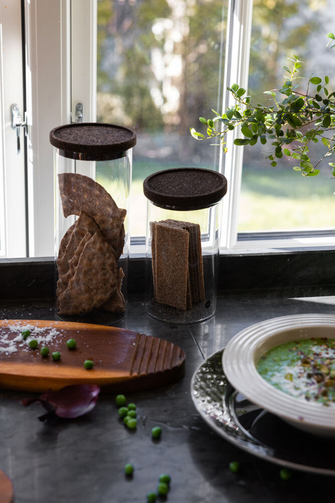 Nature krukke med korklokk, stor