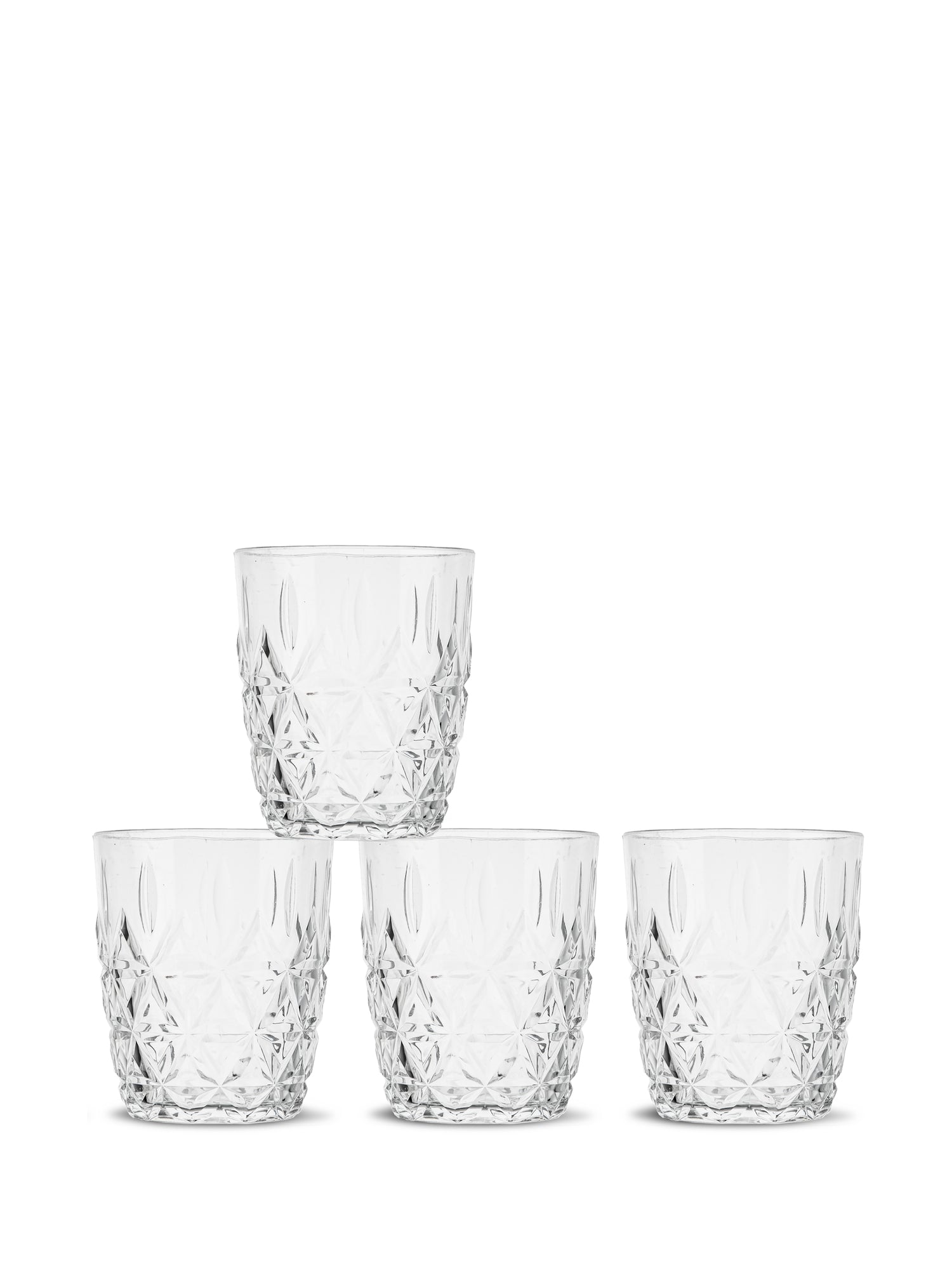 Piknik Juni vannglass, 4-pk.